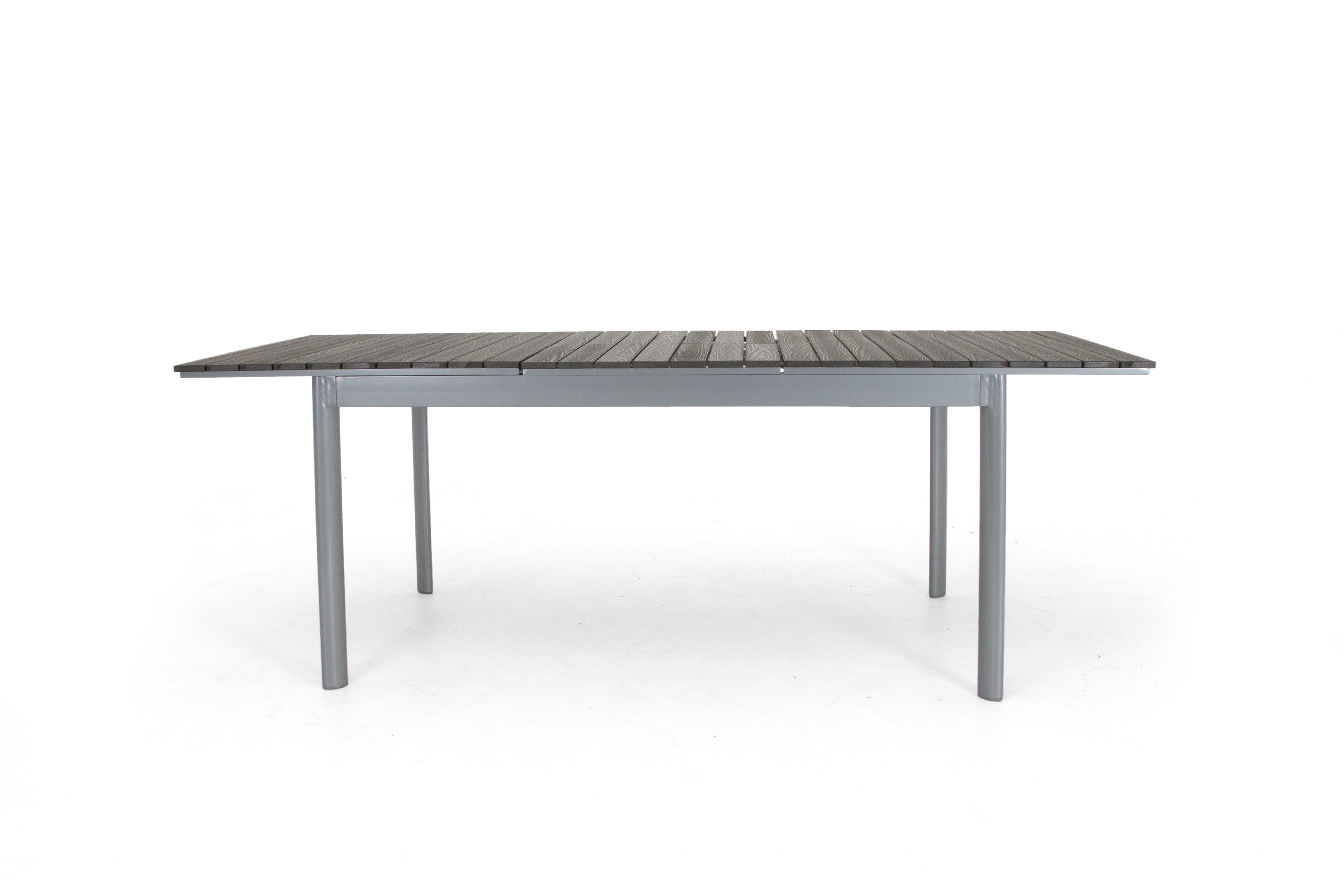 Nice matbord Silver/grå nonwood 156-212x90 cm