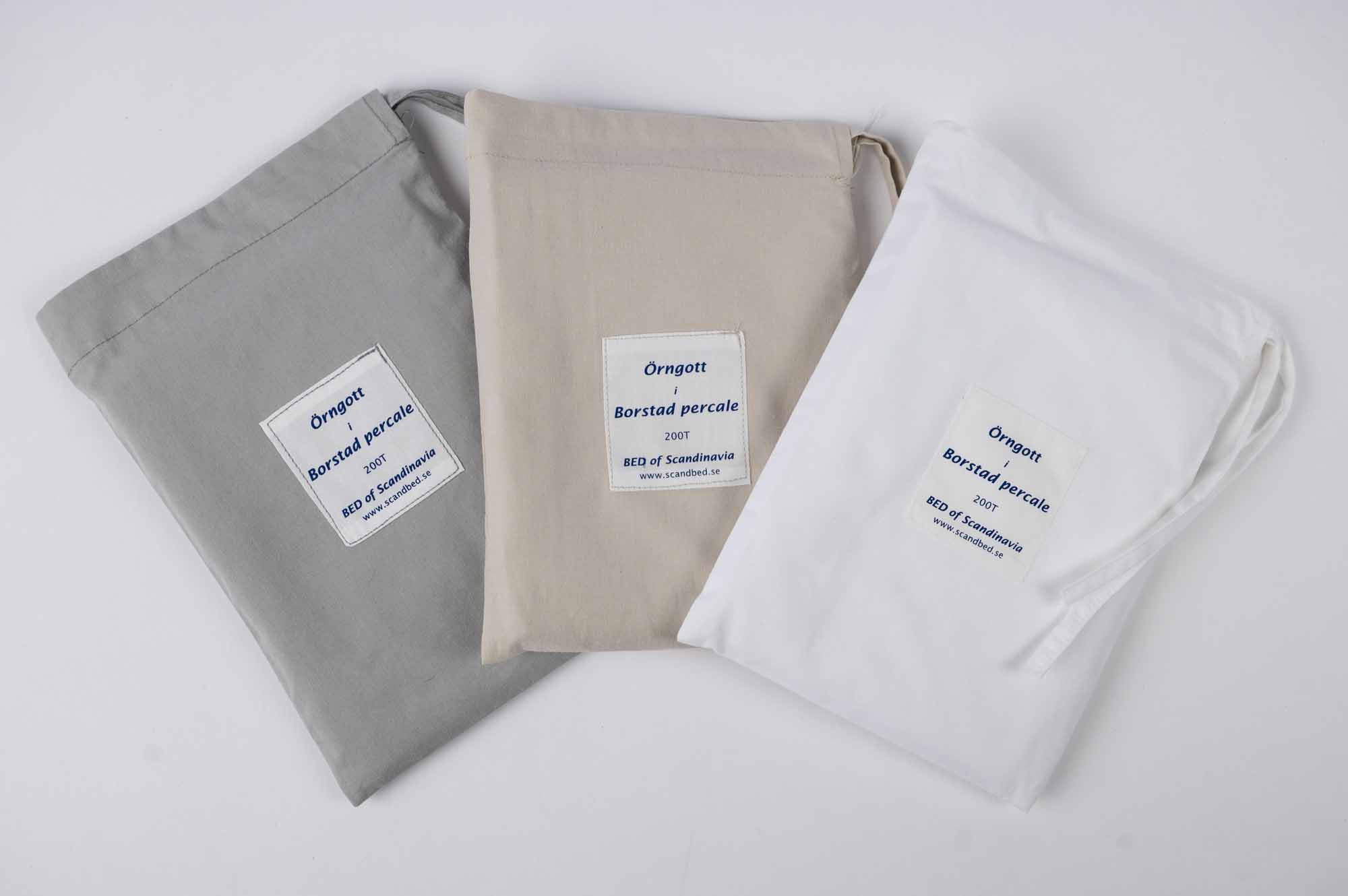 Örngott borstad percale