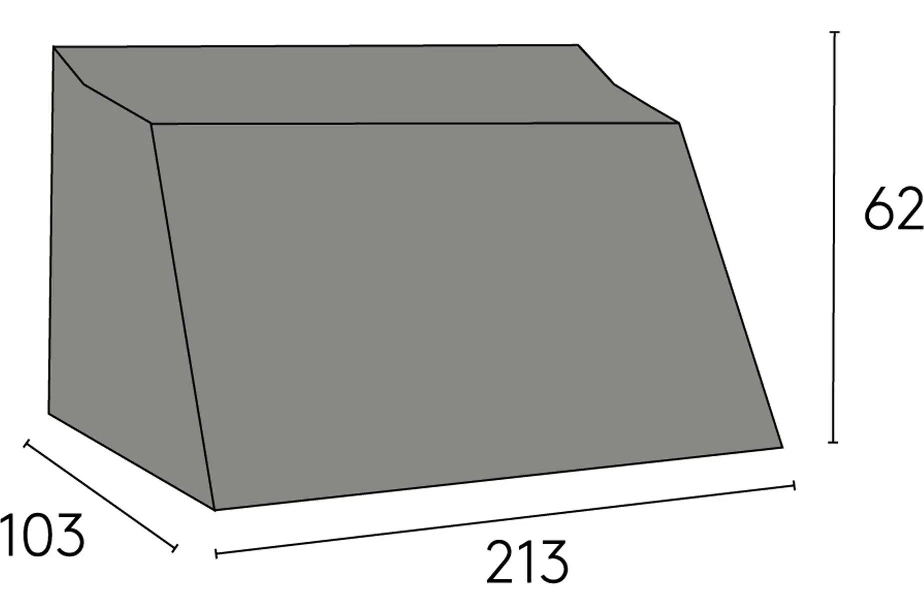 Møbelbeskyttelse til Kungshult 3-seter sofa
