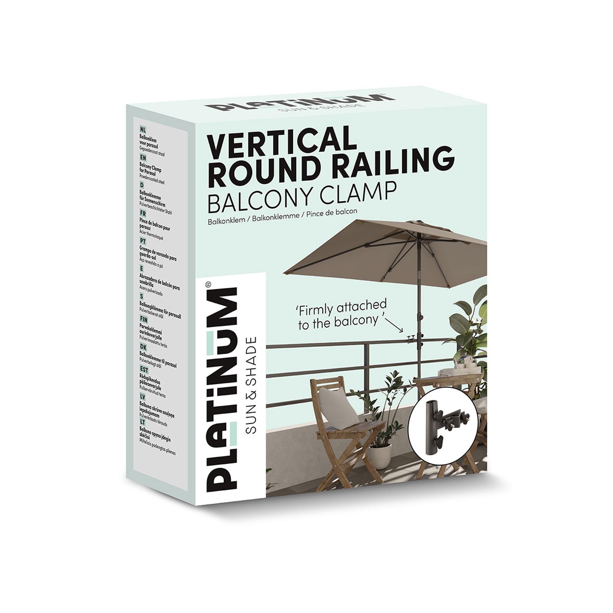 Parasollfeste rund vertikal