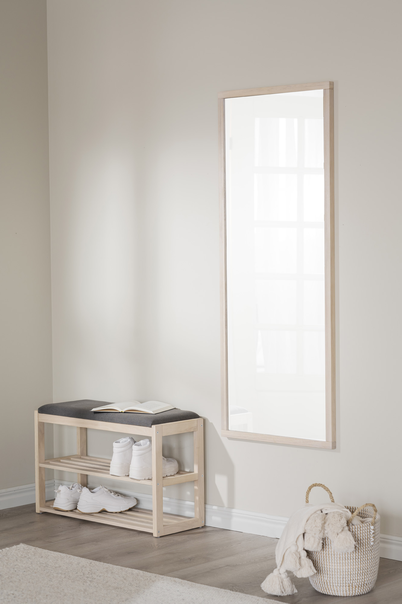 Confetti skohylle/benk