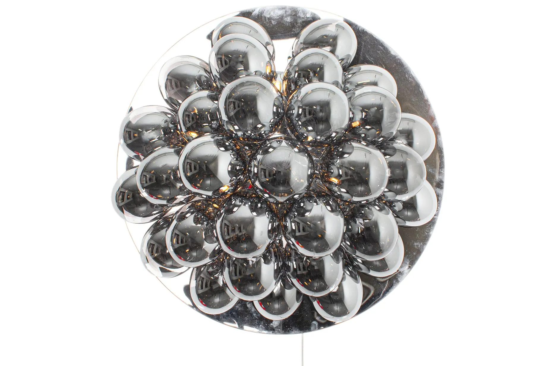 Gross Vägglampa Ø60cm Rökgrå