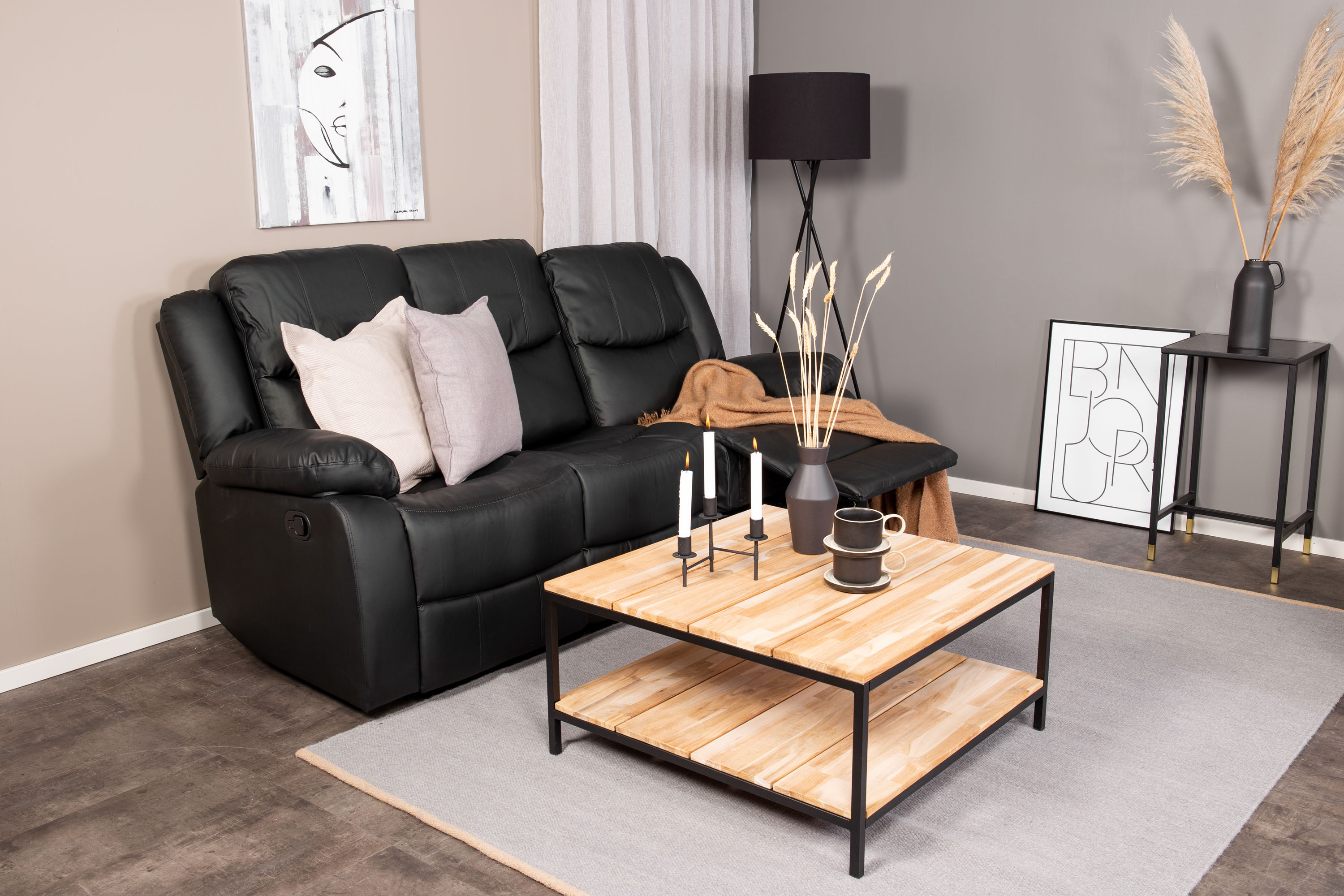 Alba 3-sits reclinersoffa