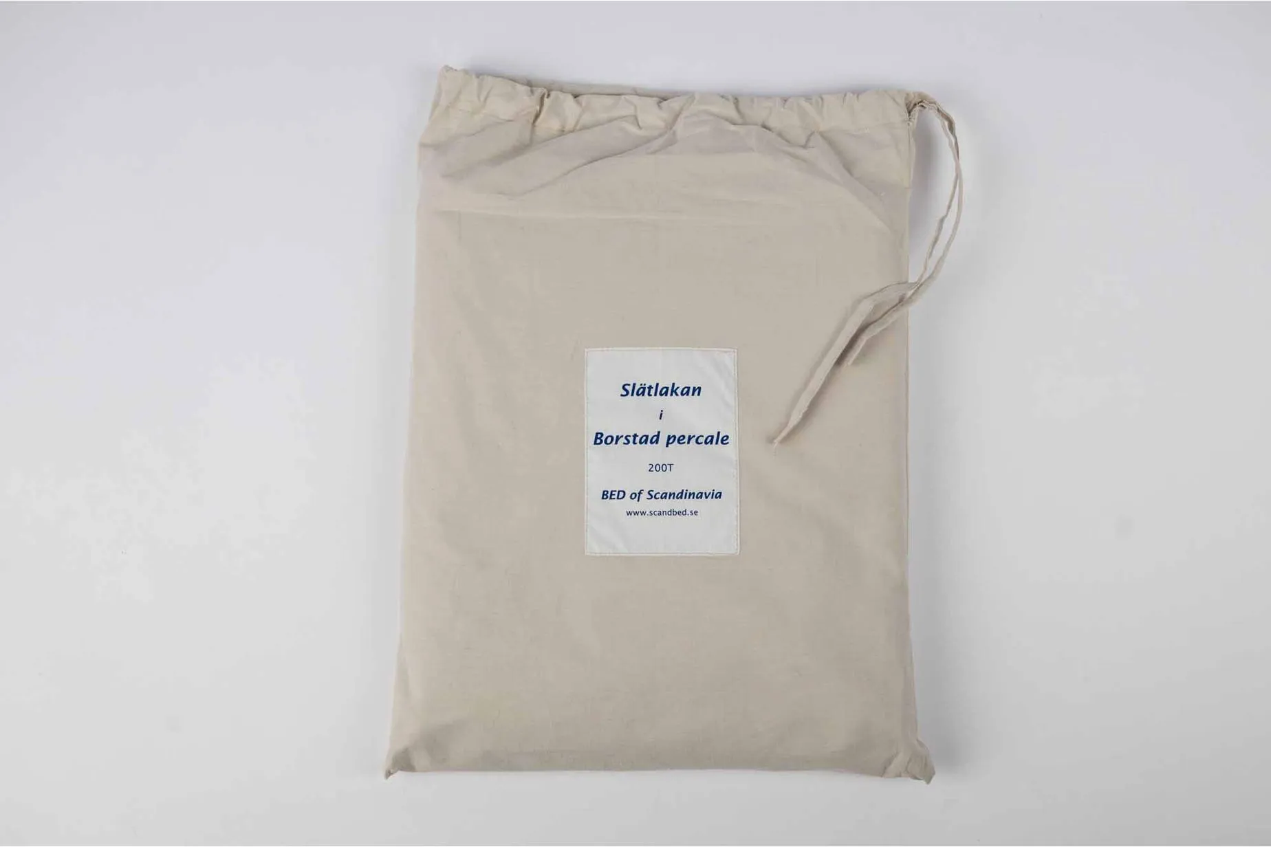 Slätlakan borstad percale