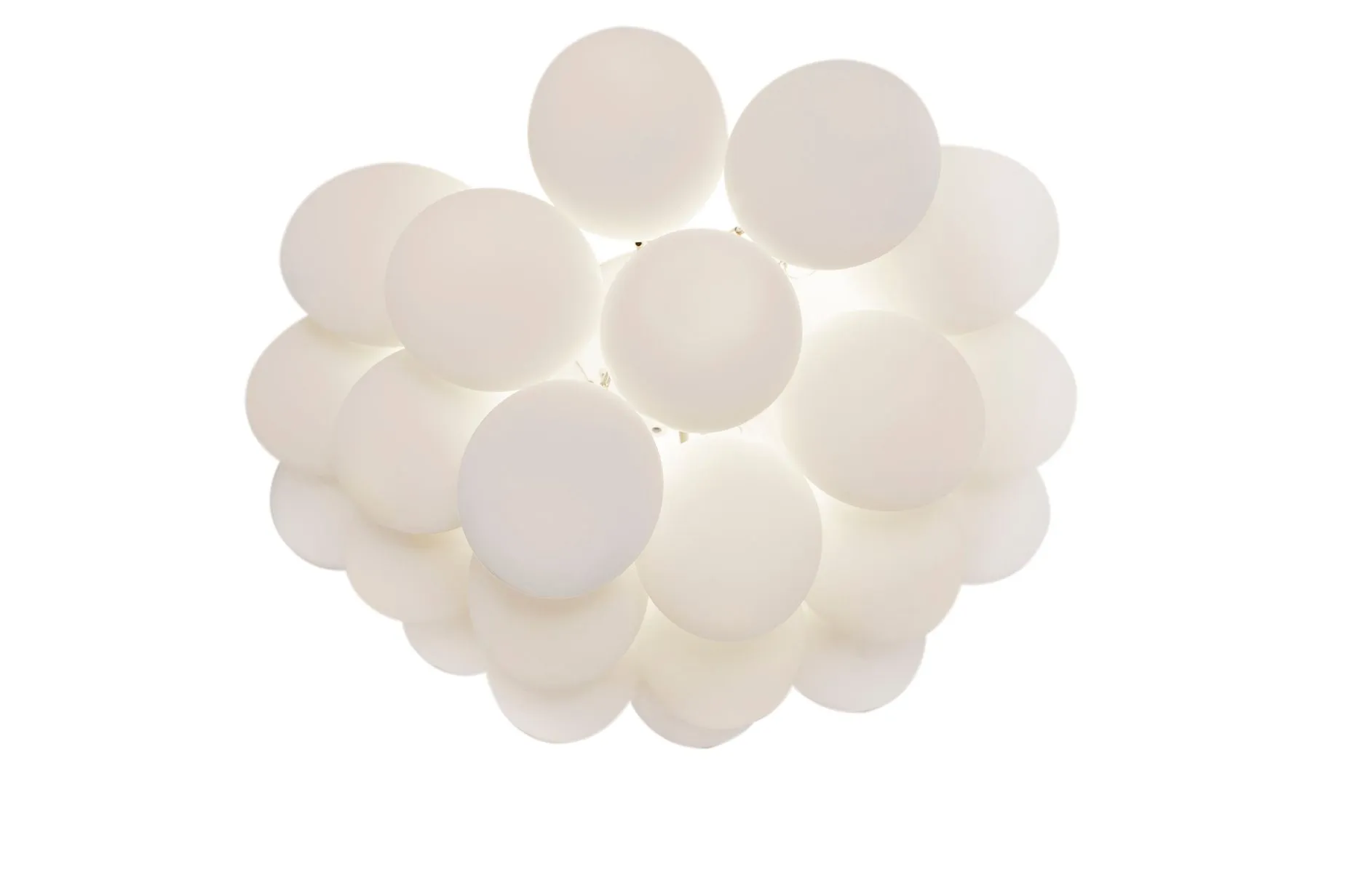 Gross plafond Ø50cm Vit matt