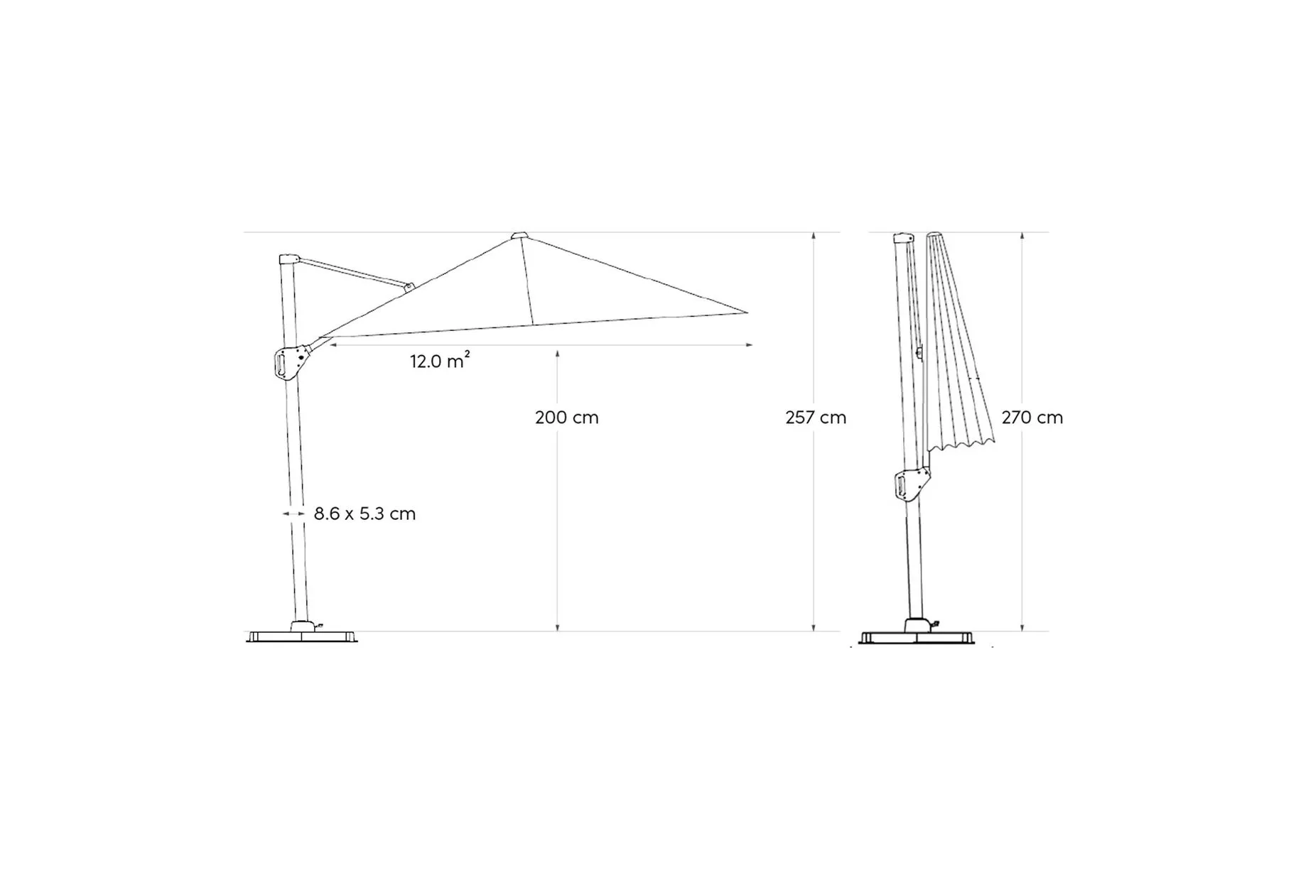 Challenger T1 parasoll