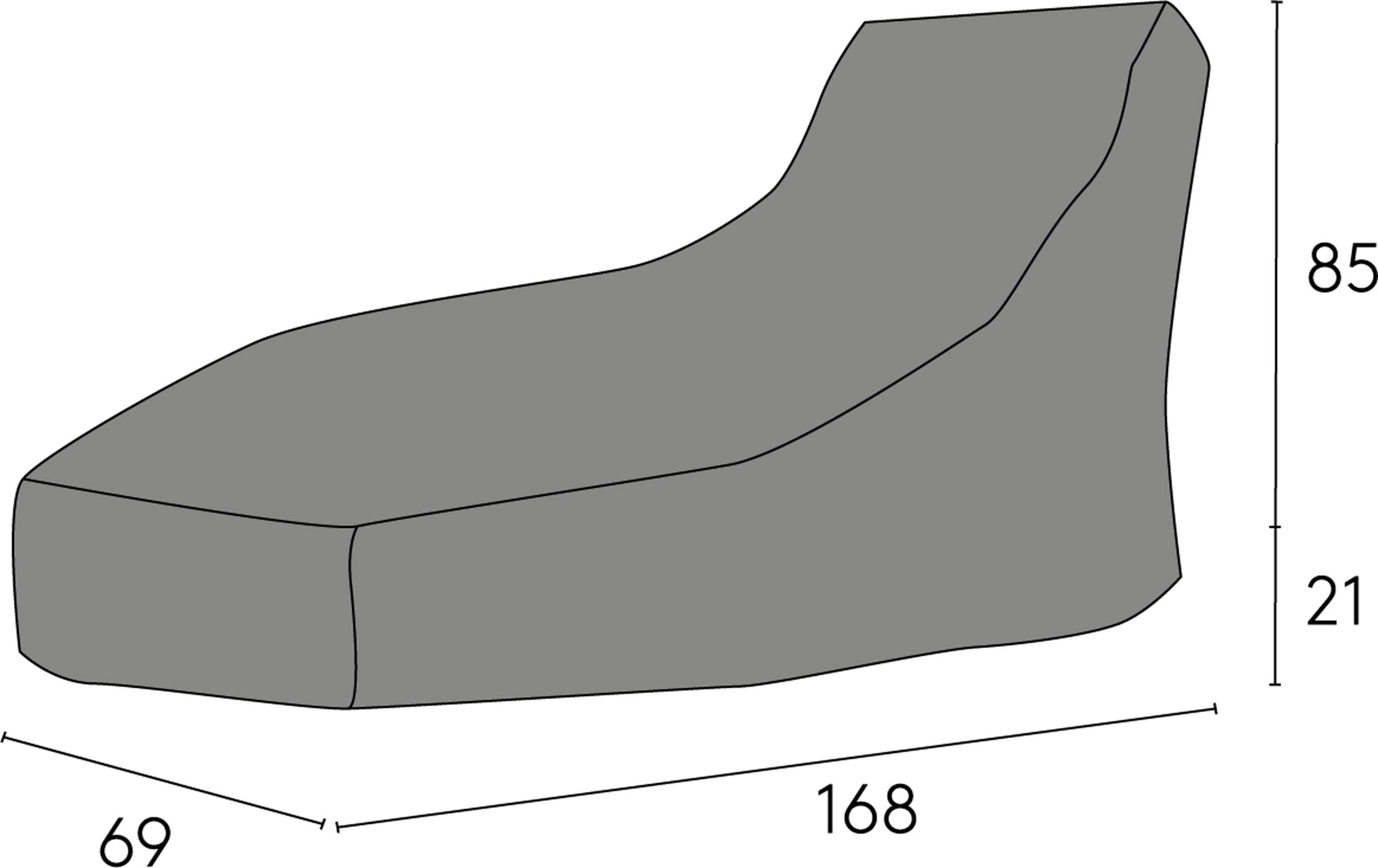 Møbeltrekk til Vilared solseng