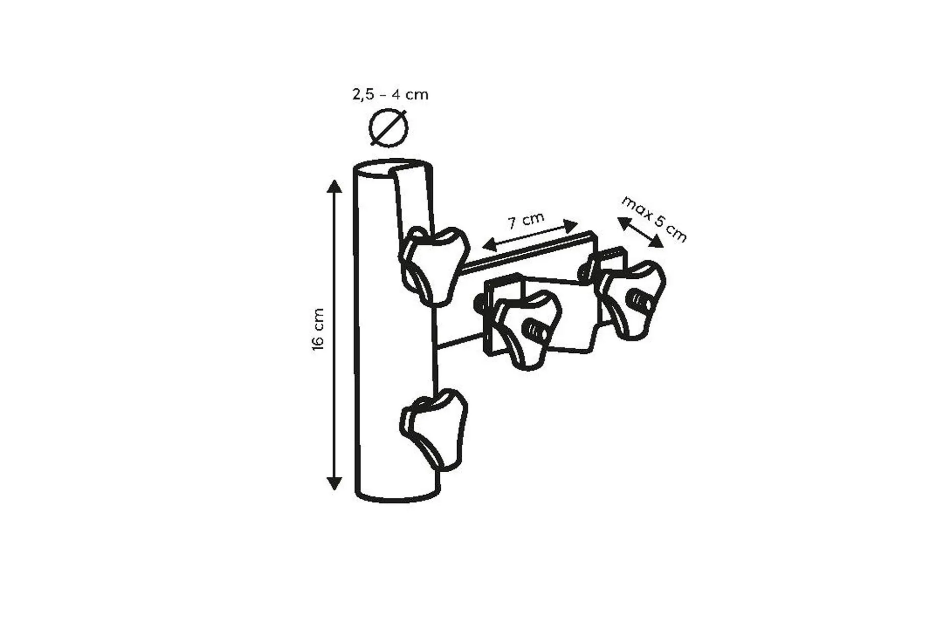 Parasollfeste rund vertikal