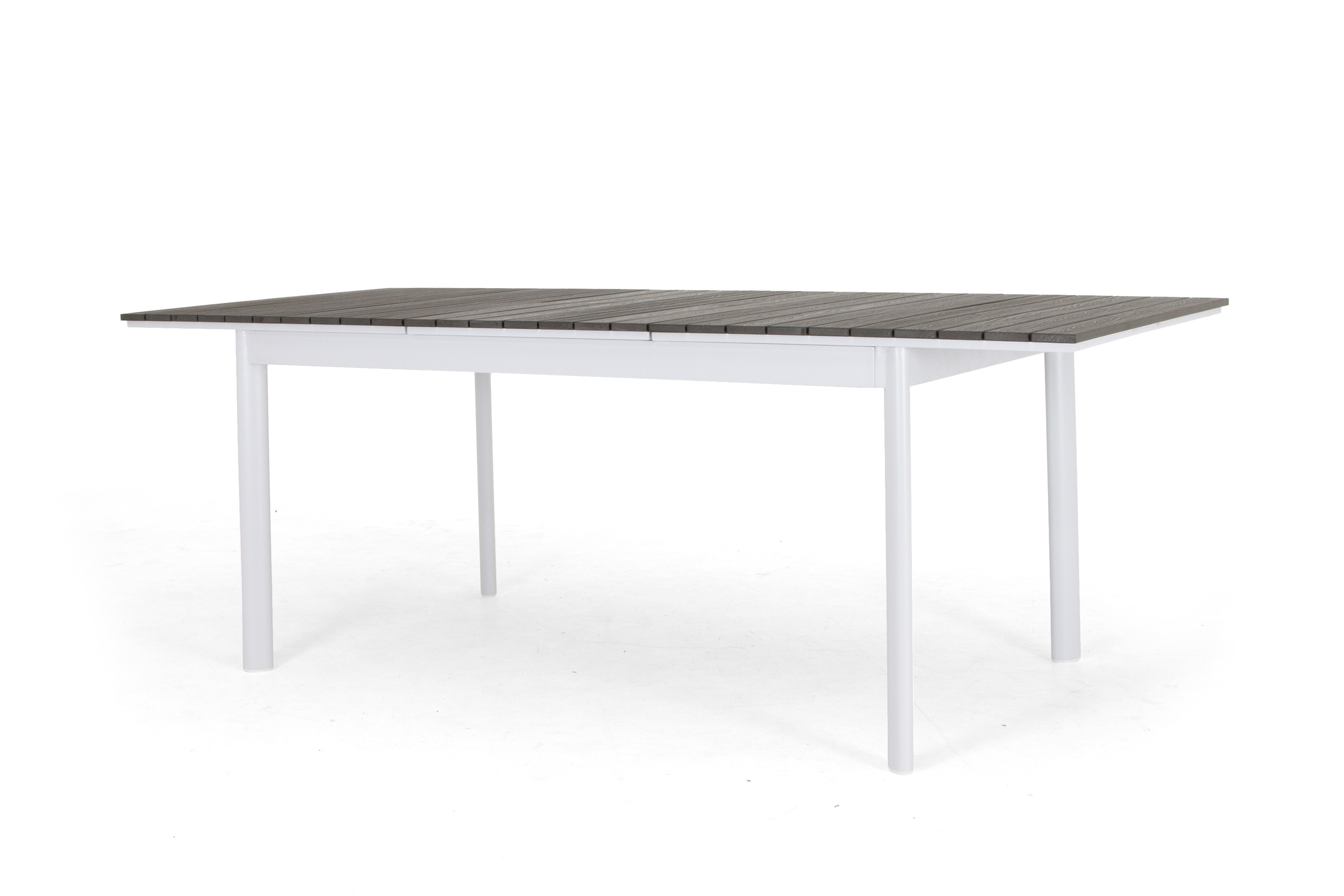 Nice matbord Vit/grå nonwood 156-212x90 cm