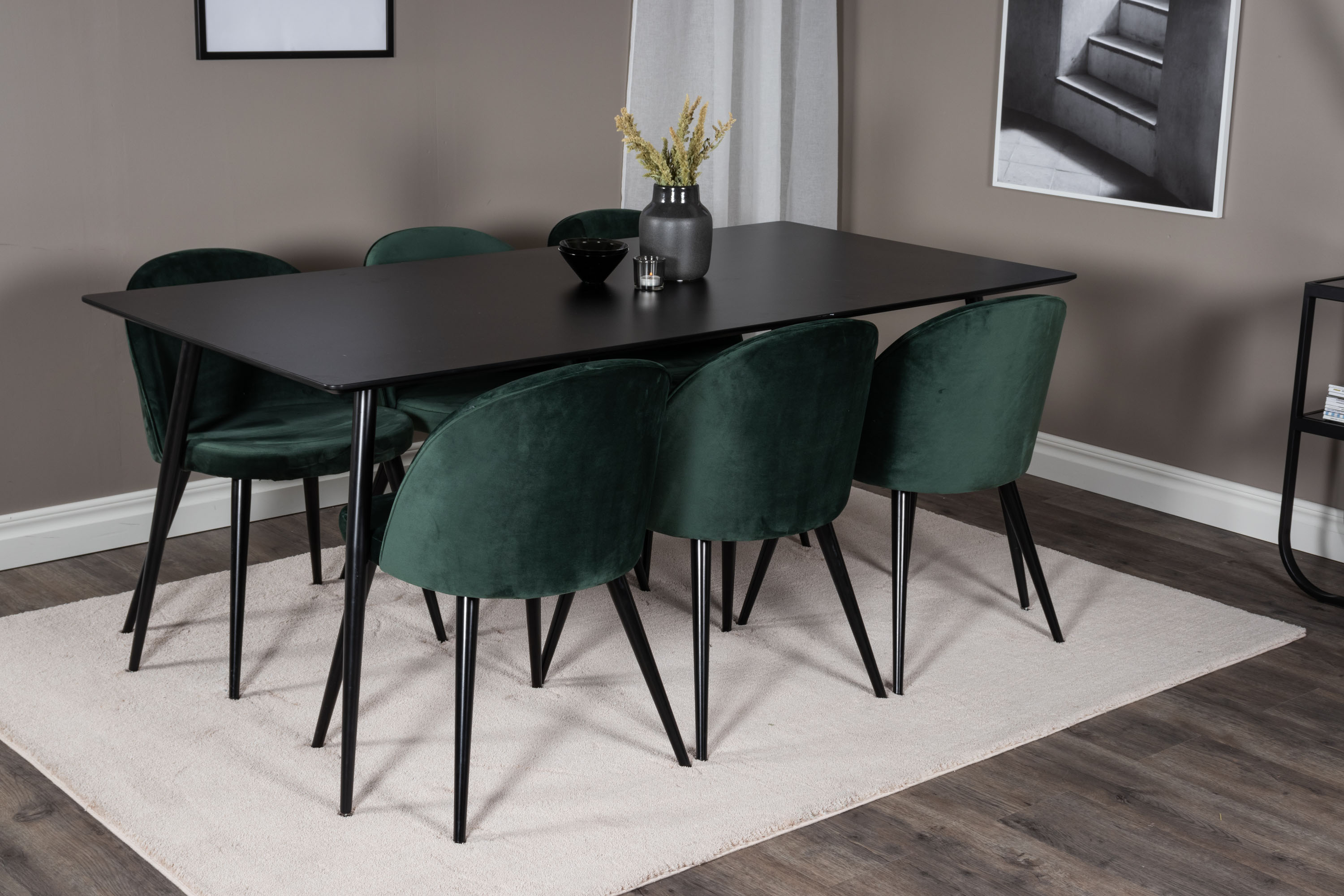 Velvet matstol