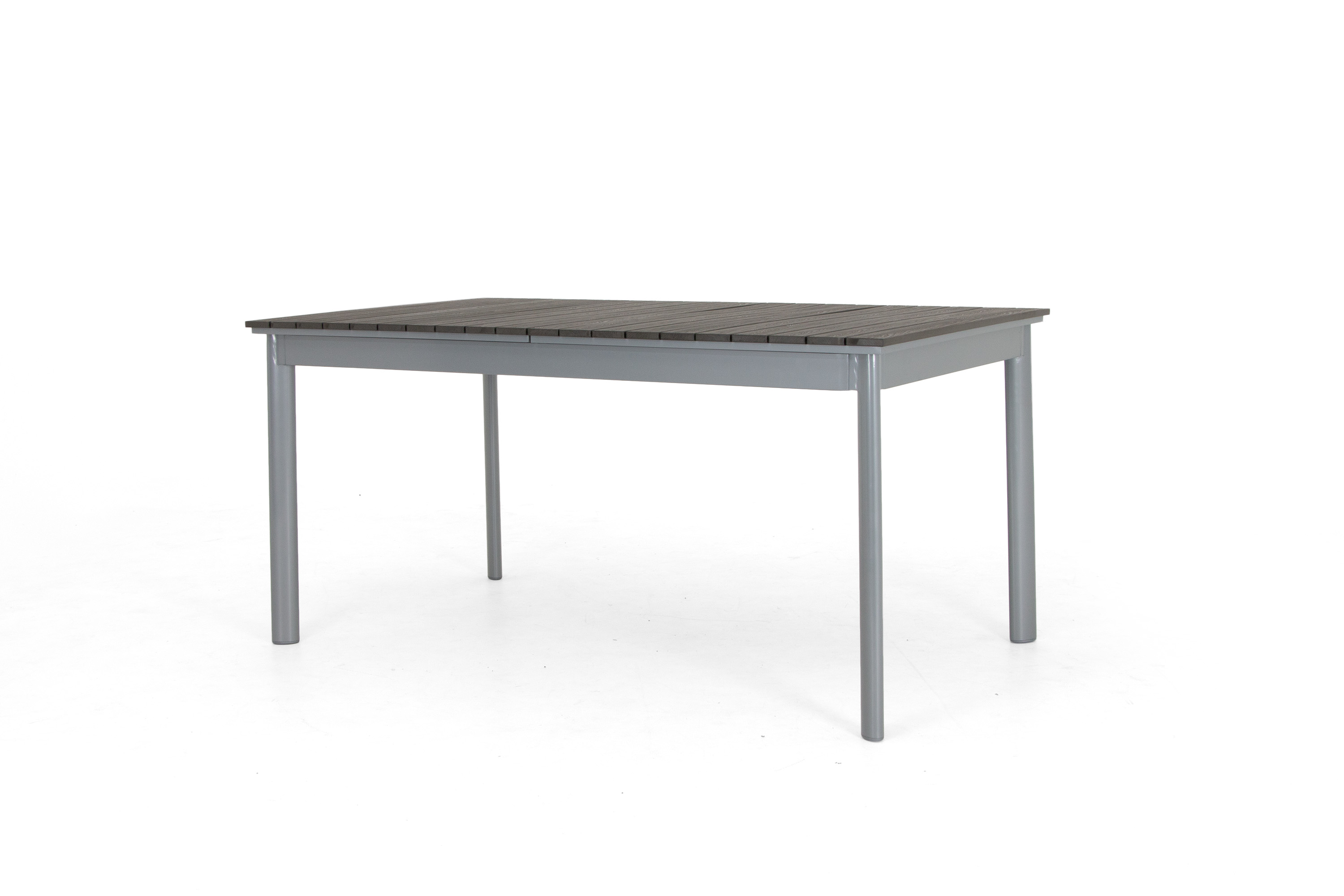 Nice matbord Silver/grå nonwood 156-212x90 cm