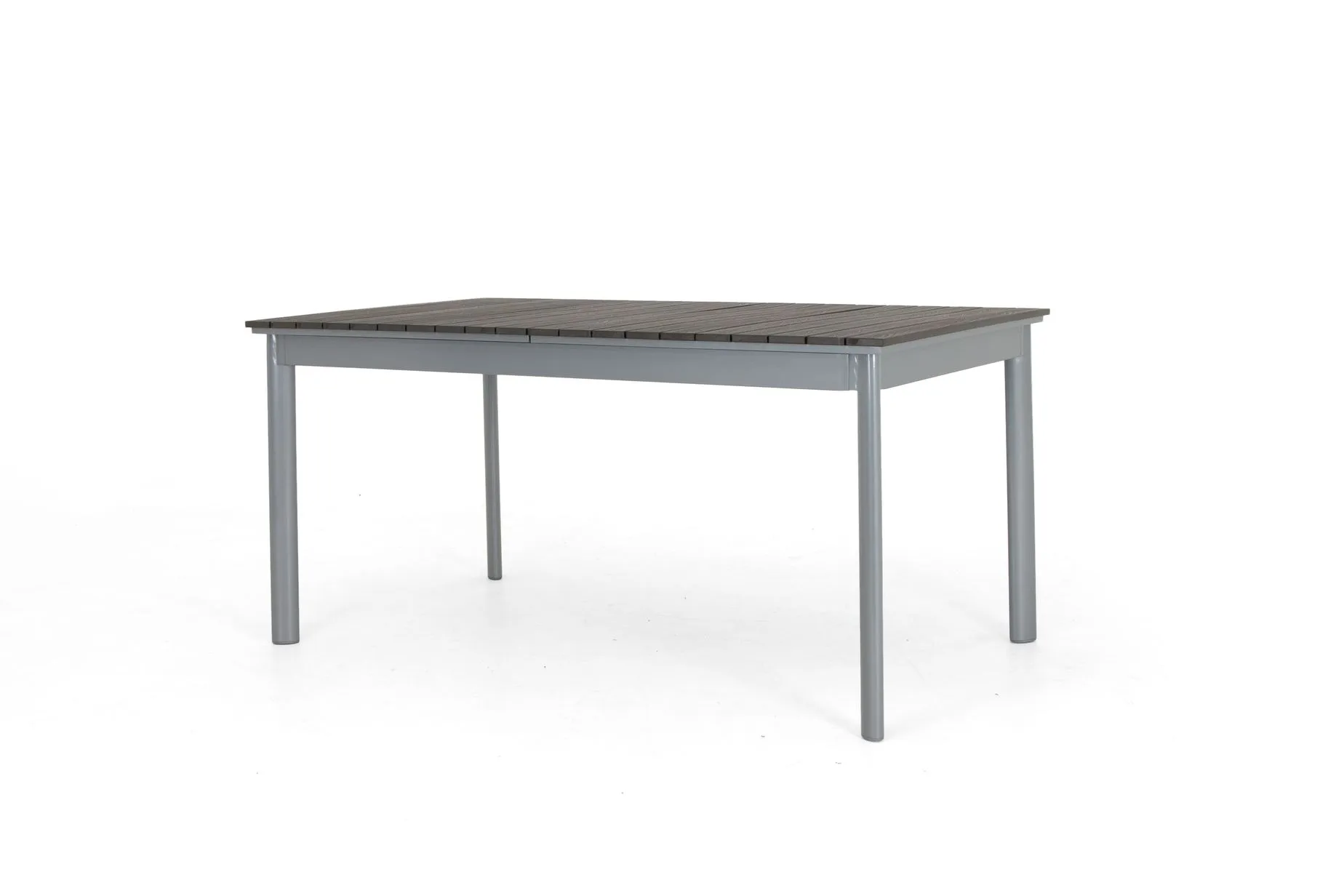 Nice matbord Silver/grå nonwood 156-212x90 cm