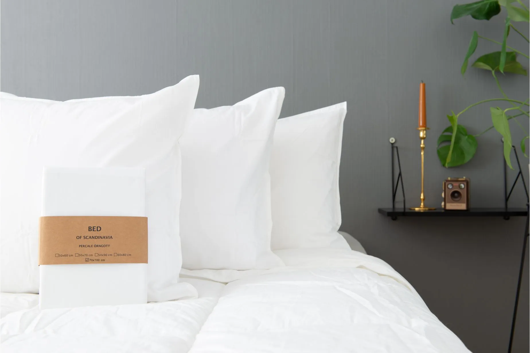 Örngott borstad percale