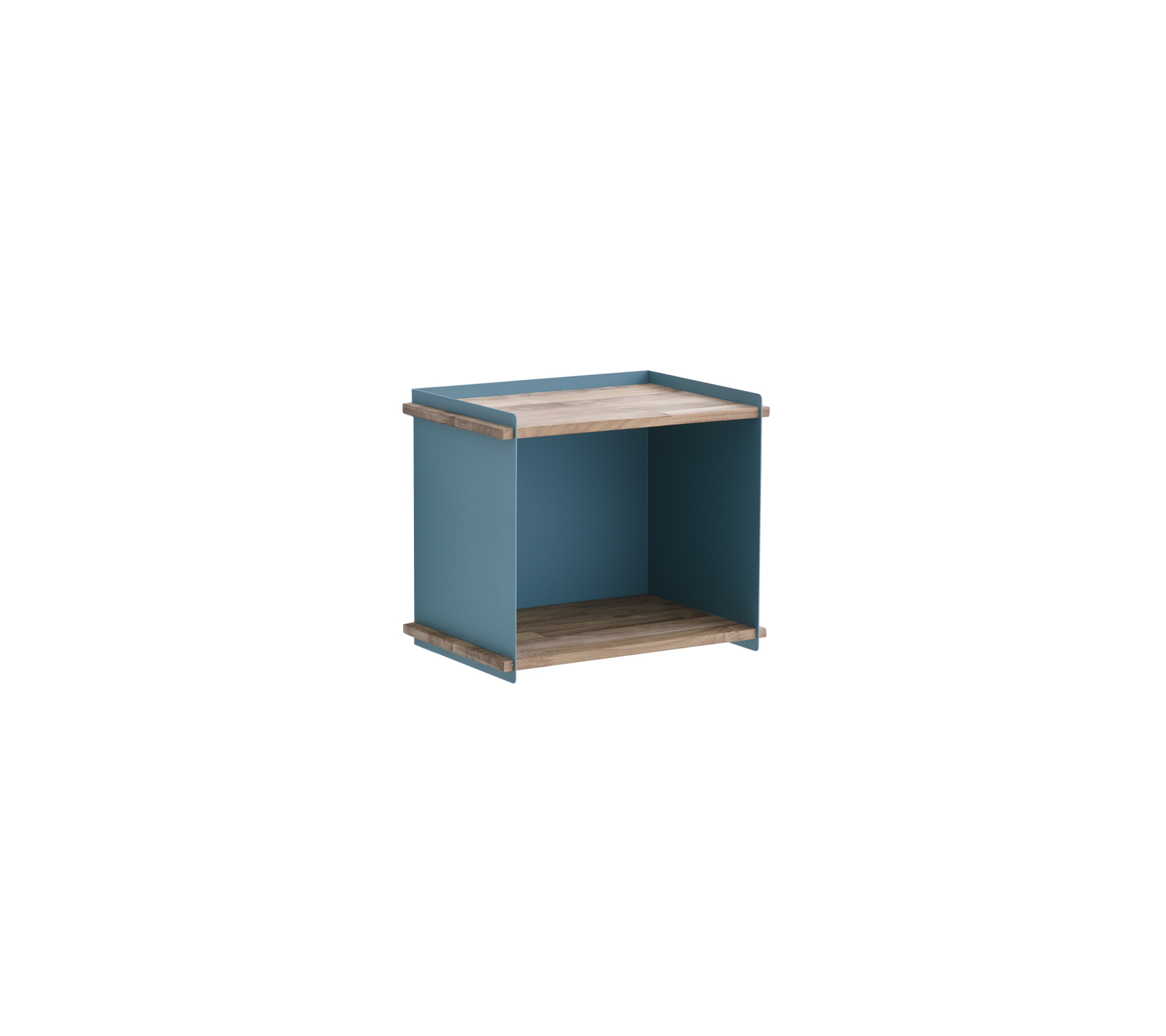Box Vägg Teak m/aqua aluminium