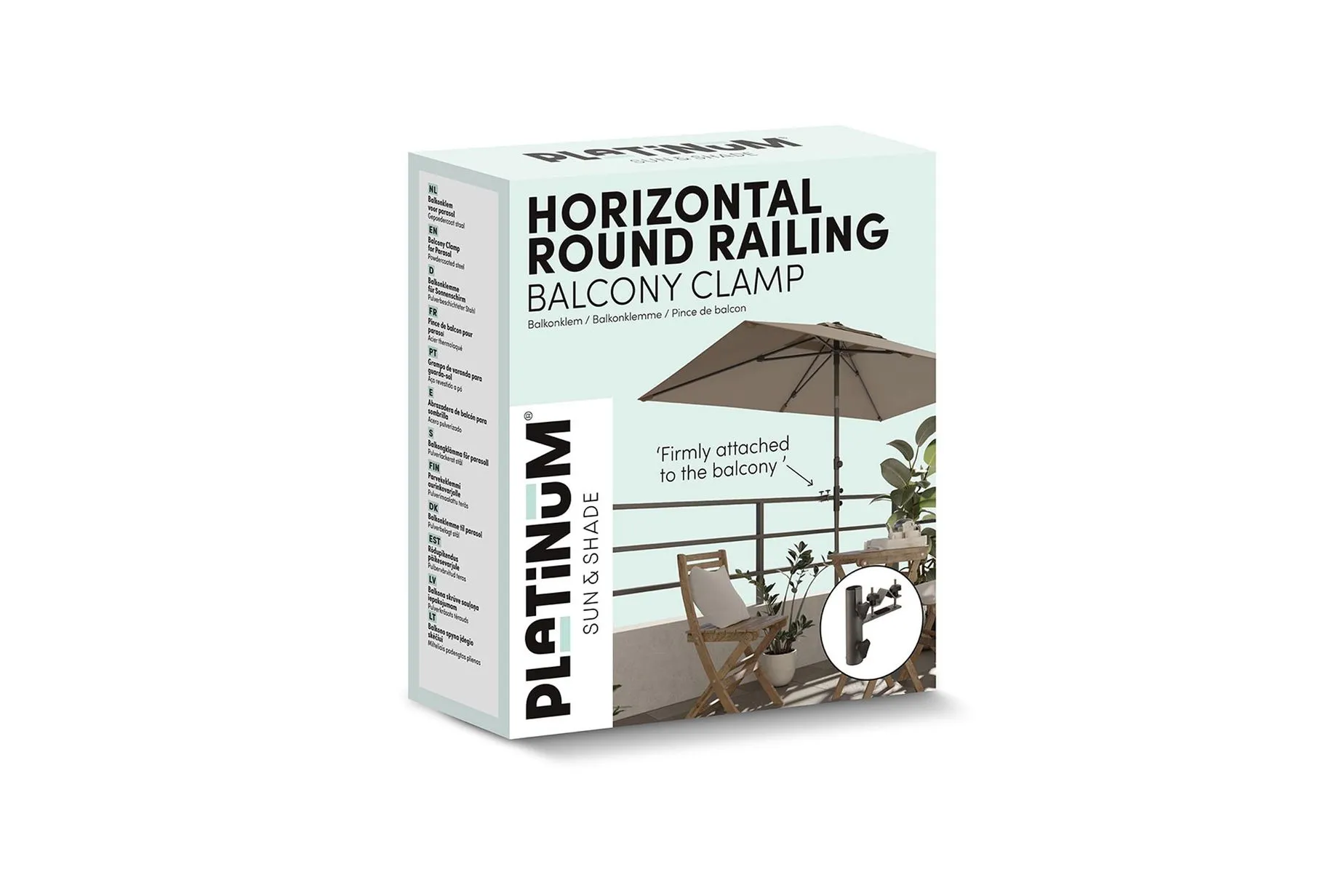 Parasollfeste rund horisontal