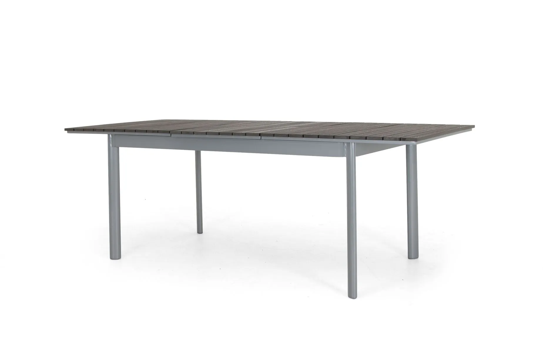 Nice matbord Silver/grå nonwood 156-212x90 cm