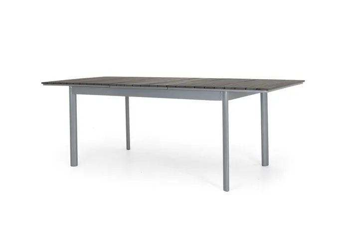 Nice matbord Silver/grå nonwood 156-212x90 cm