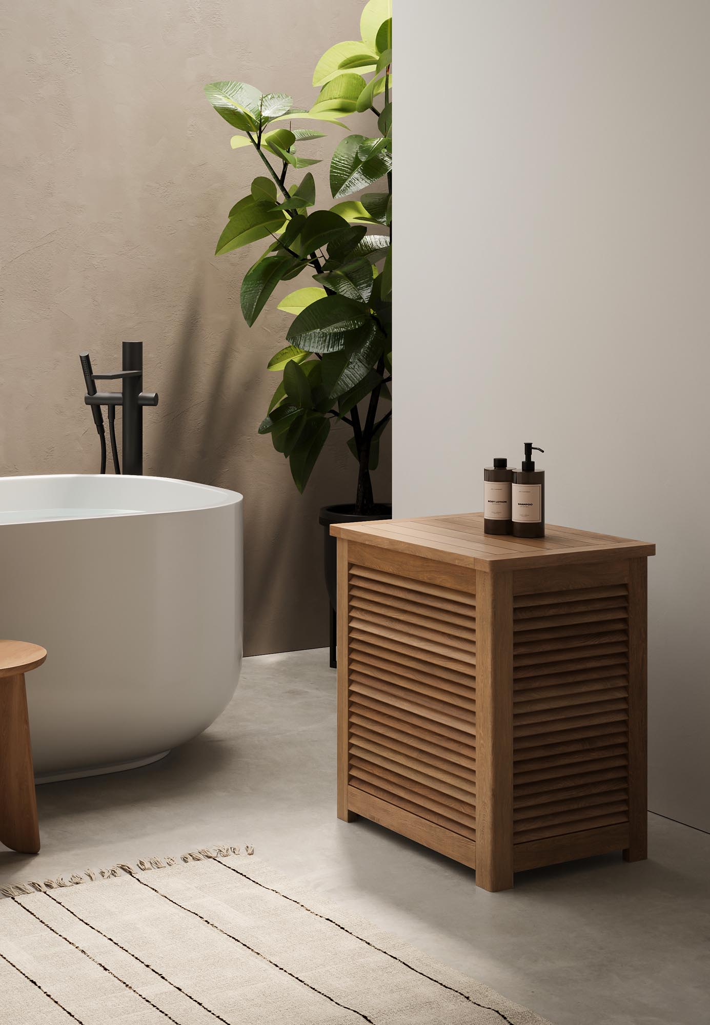 Classic skittentøyskurv stor