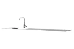 Drop bordplade med vask/vandhane