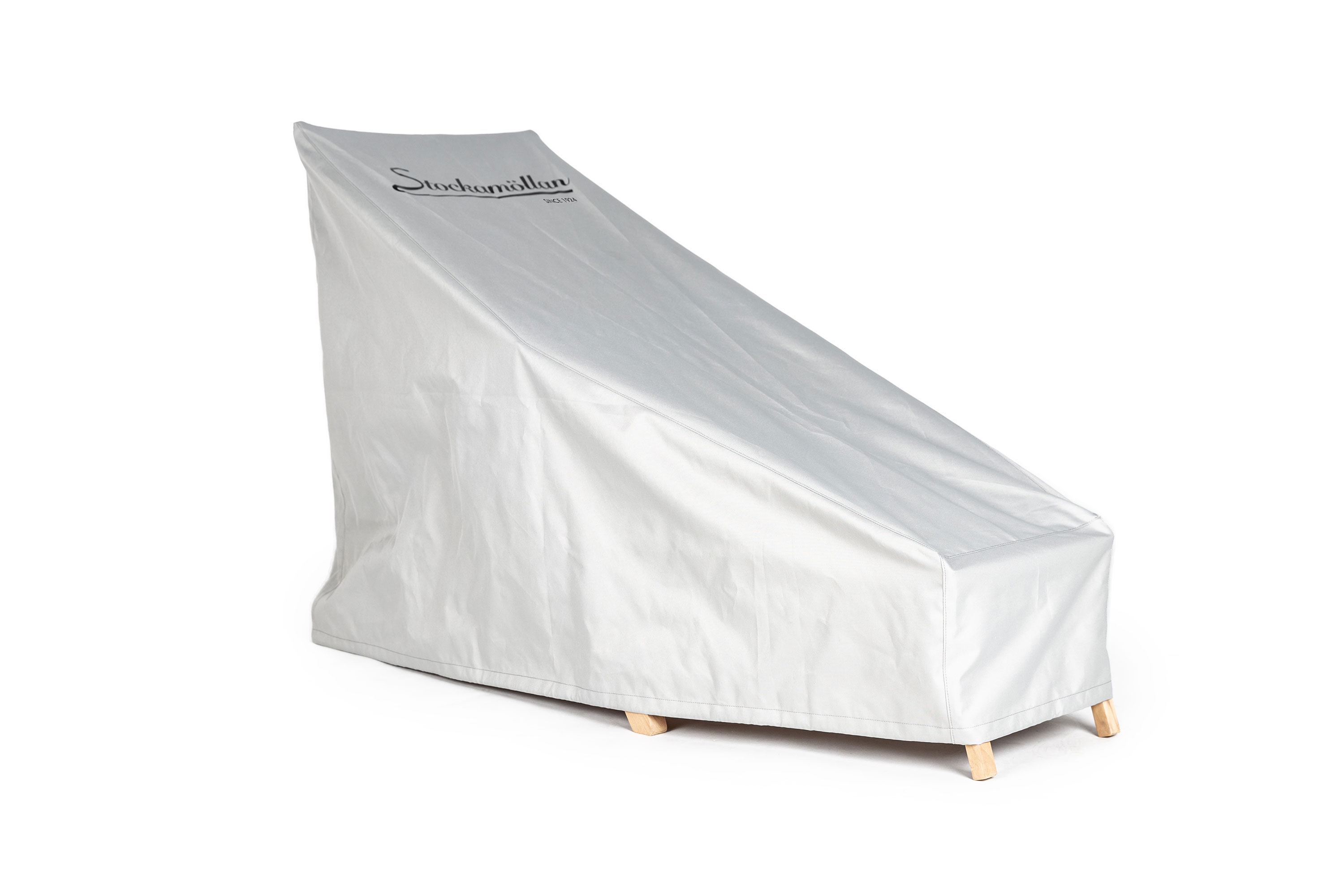 Lobby däckstol Teak inkl. bricka & regnskydd