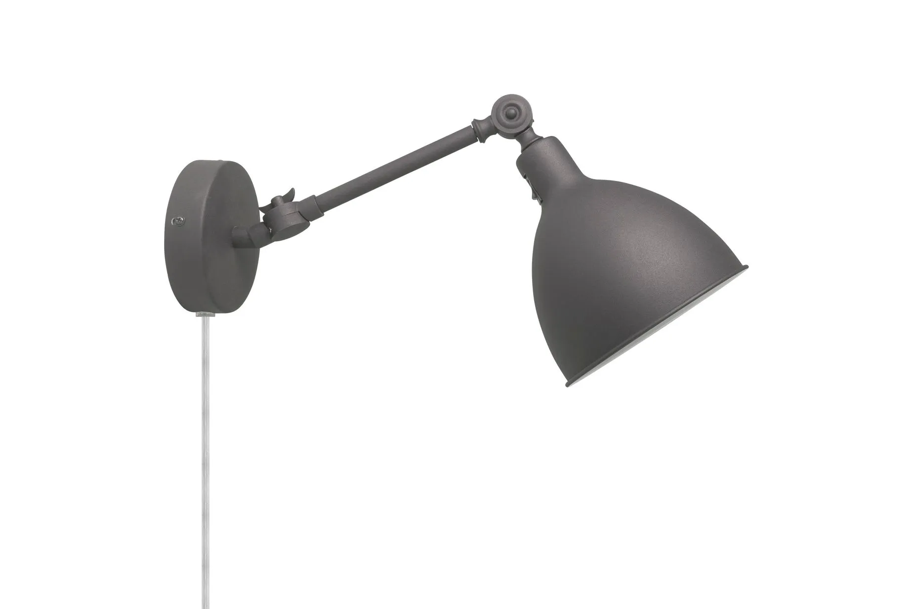 Bazar mini vägglampa Grå