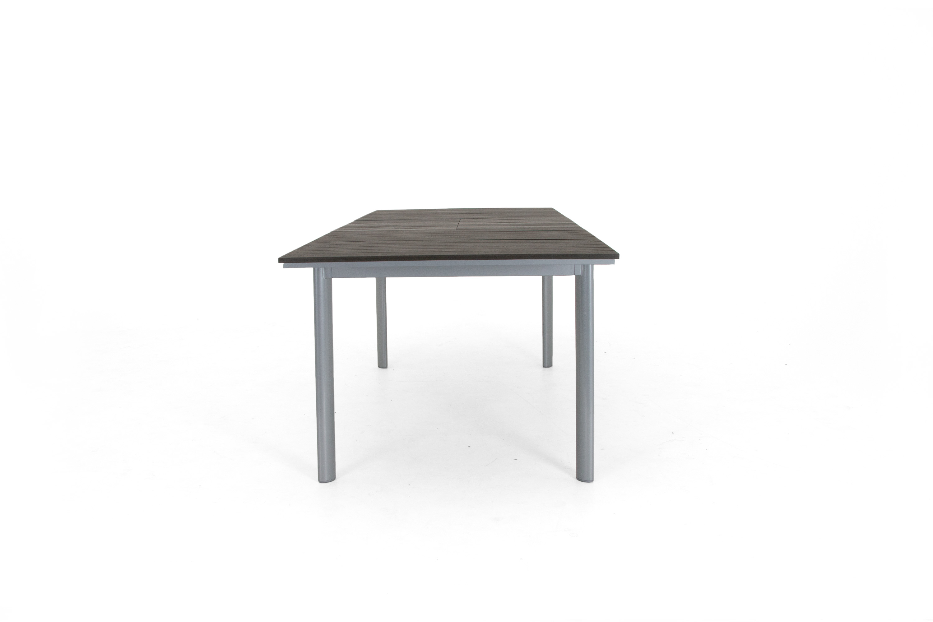 Nice matbord Silver/grå nonwood 156-212x90 cm