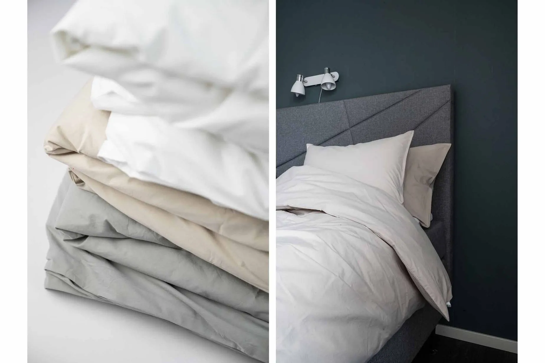 Slätlakan borstad percale