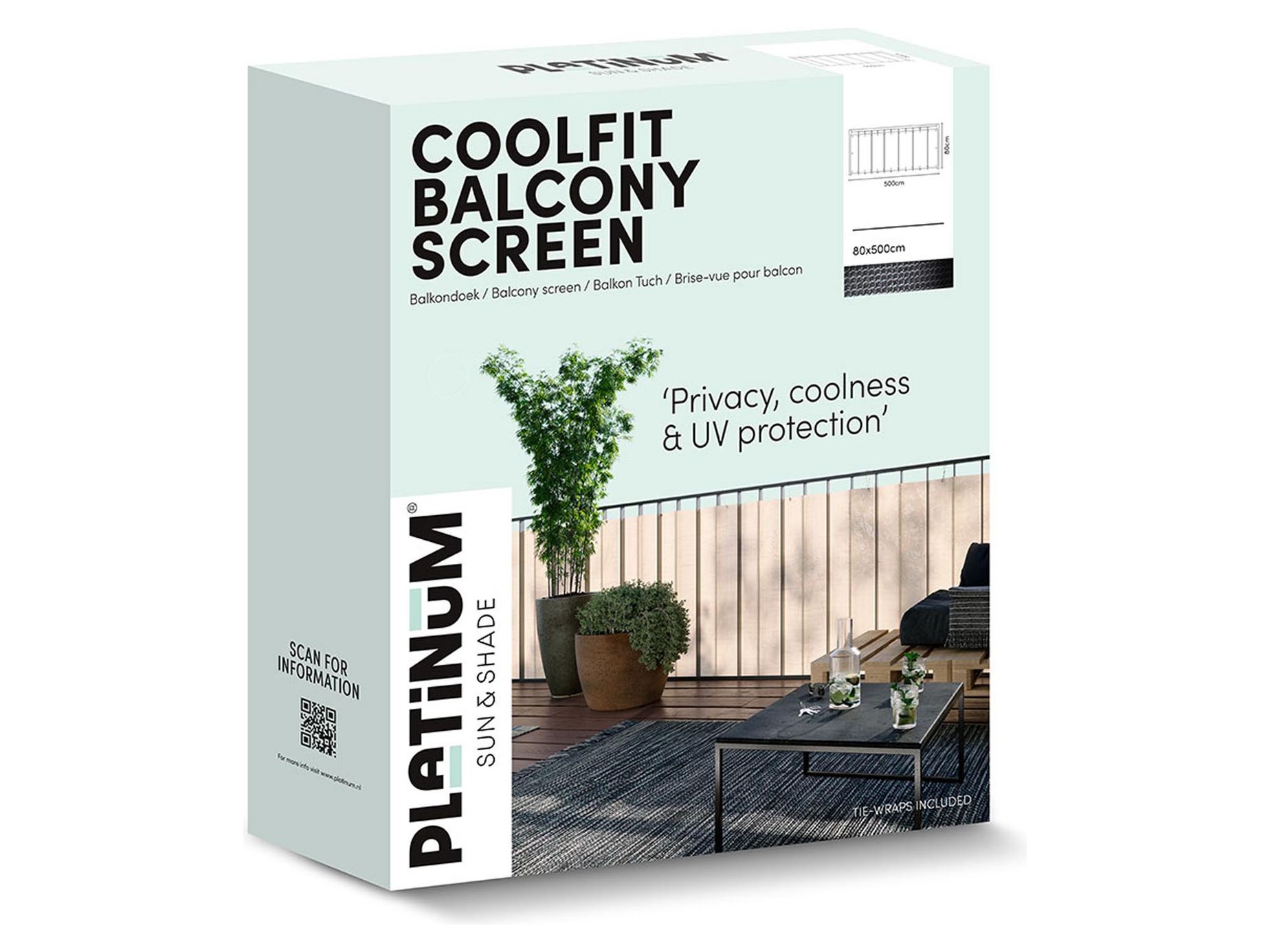 Coolfit balkongbeskyttelse