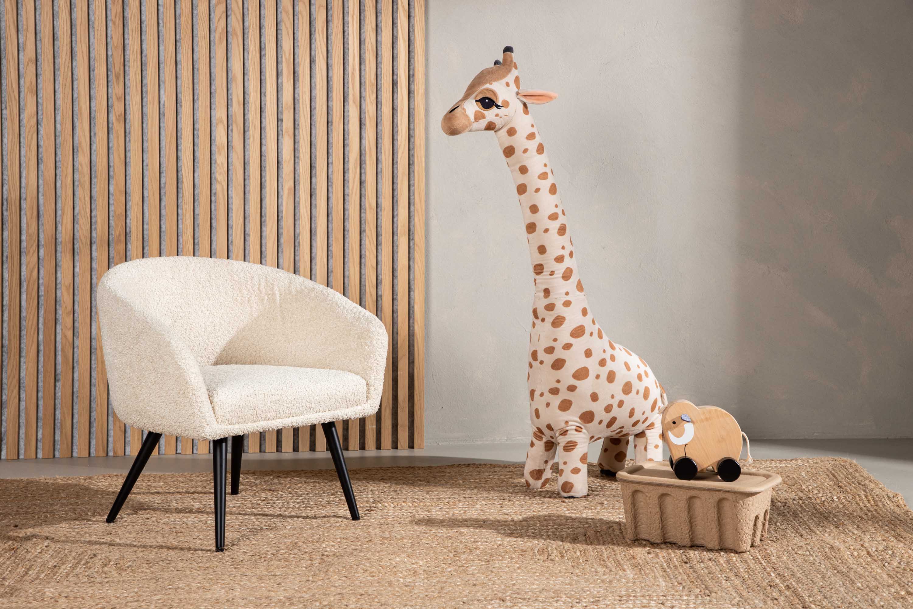 Fluffy børnelænestol