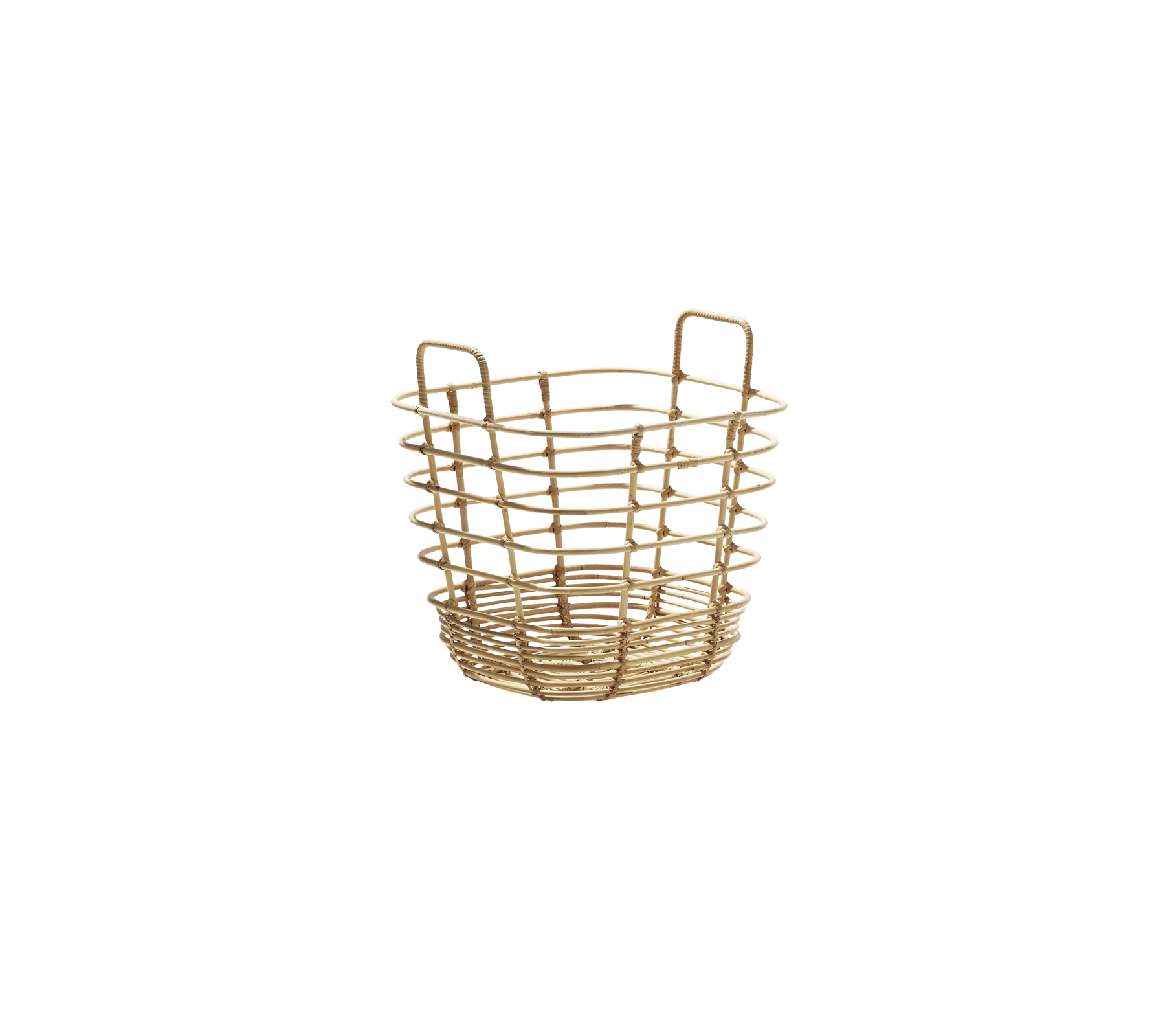 Sweep kurv 42x42 / höjd 46 cm Natur, rattan