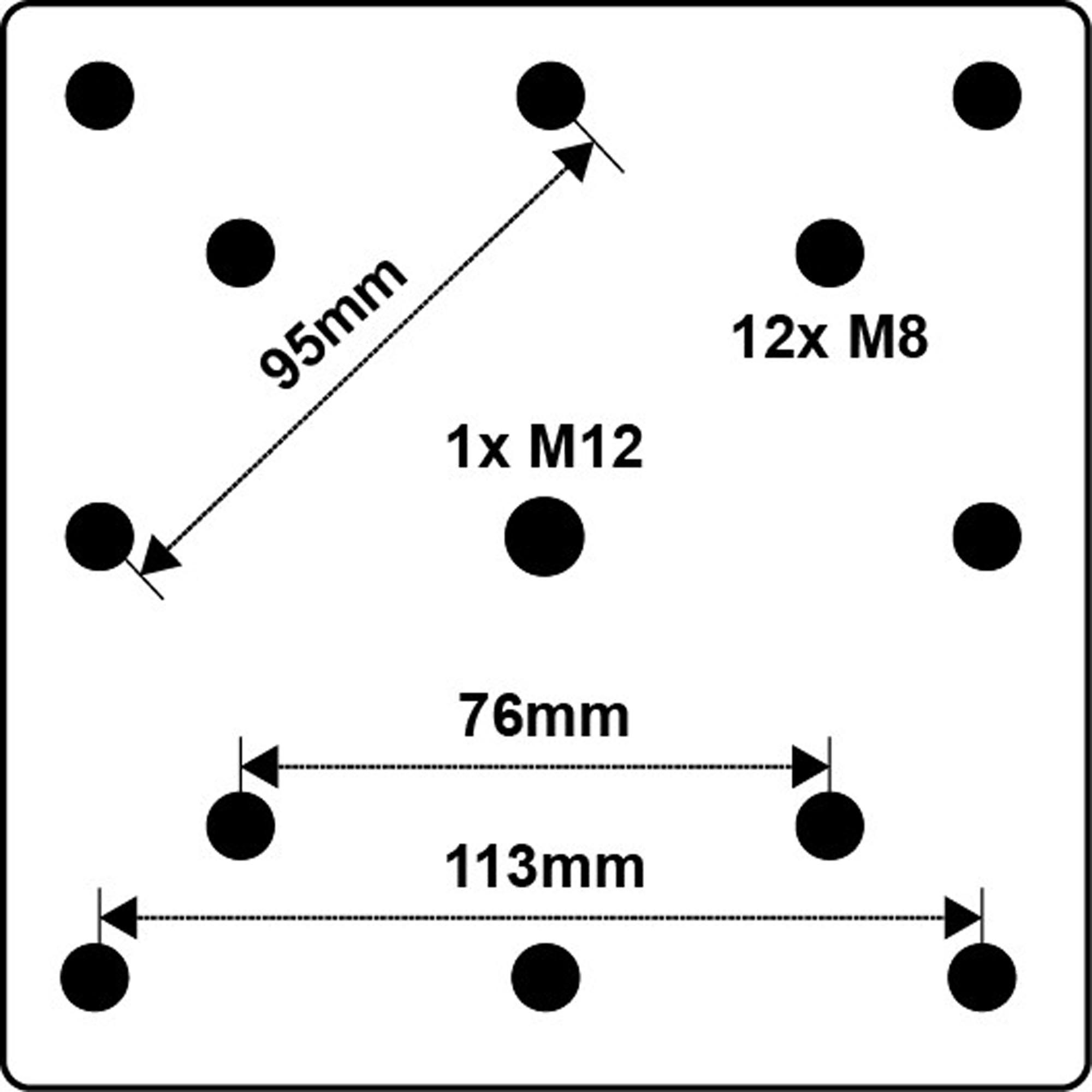 In-Ground parasollfot för fastgjutning