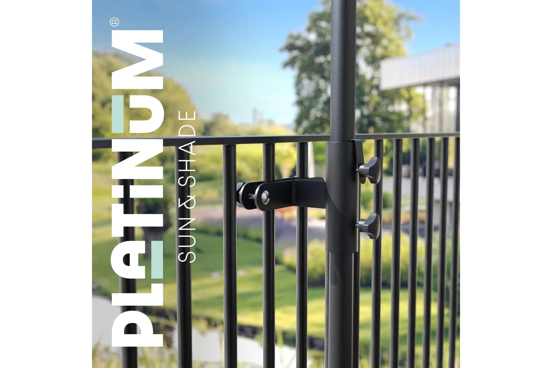 Parasollfeste flatt vertikalt