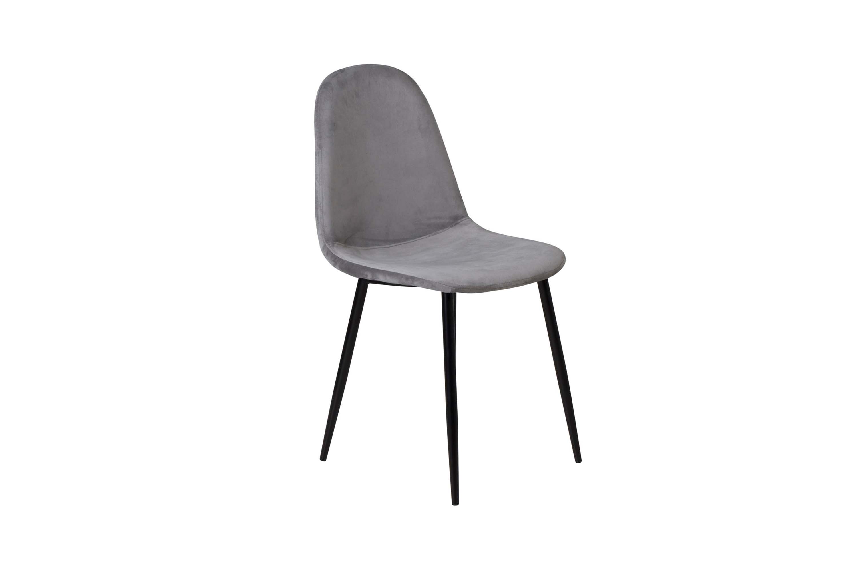 Venture Design Polar matstol Grå Sammet/svart