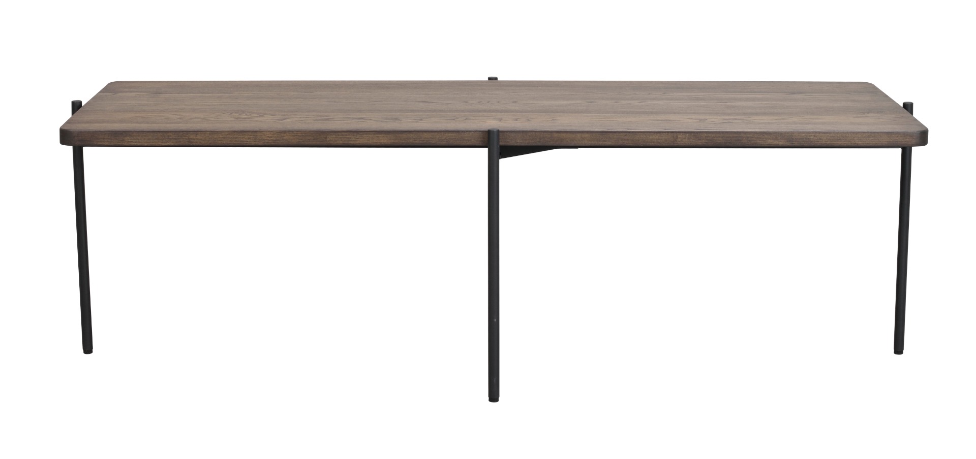 Rowico Home Shelton soffbord Brun ask/svart metall 145 x 60 cm