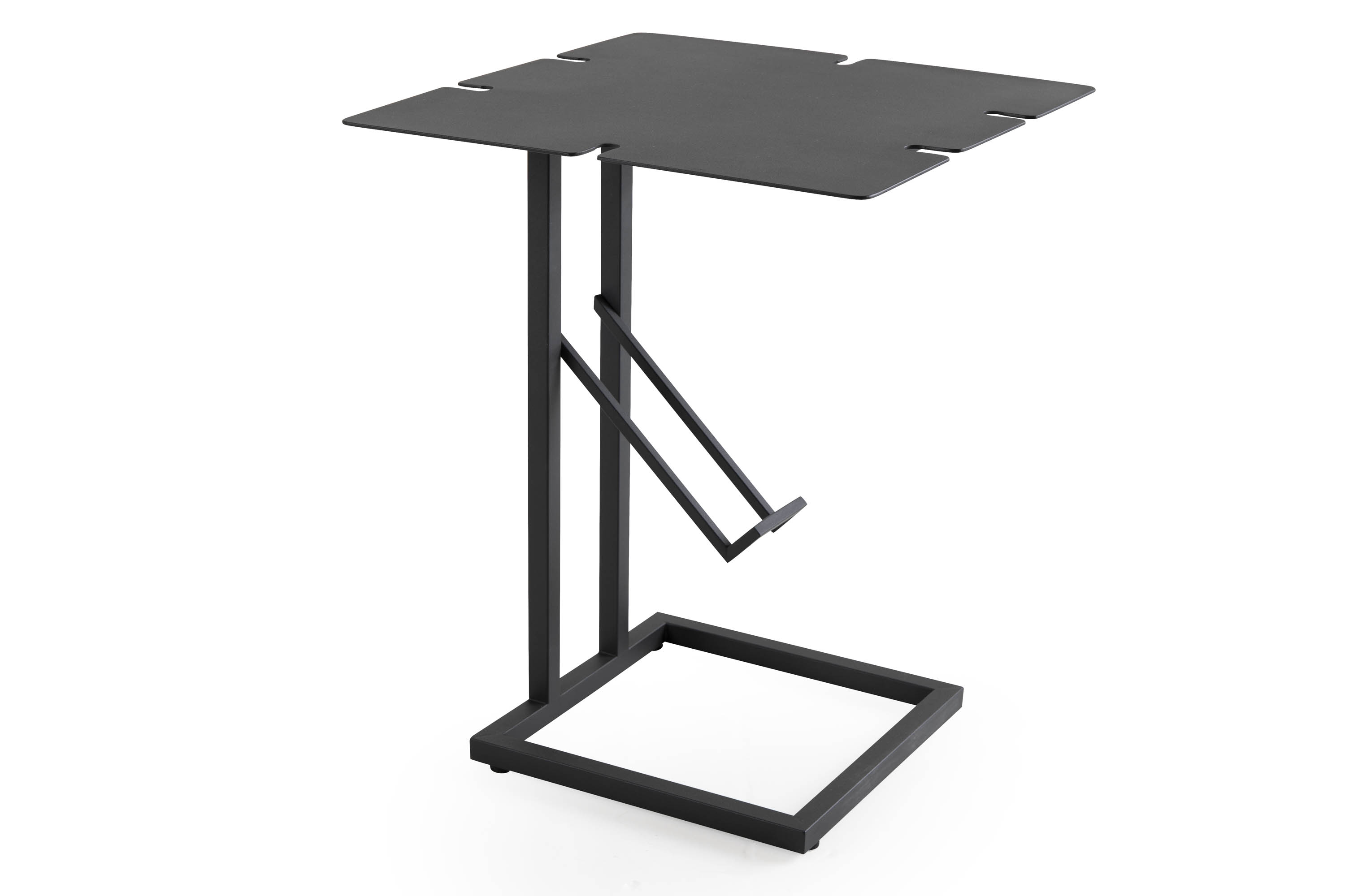 Brafab Gonesse sidobord Antracit 42 x 42 cm