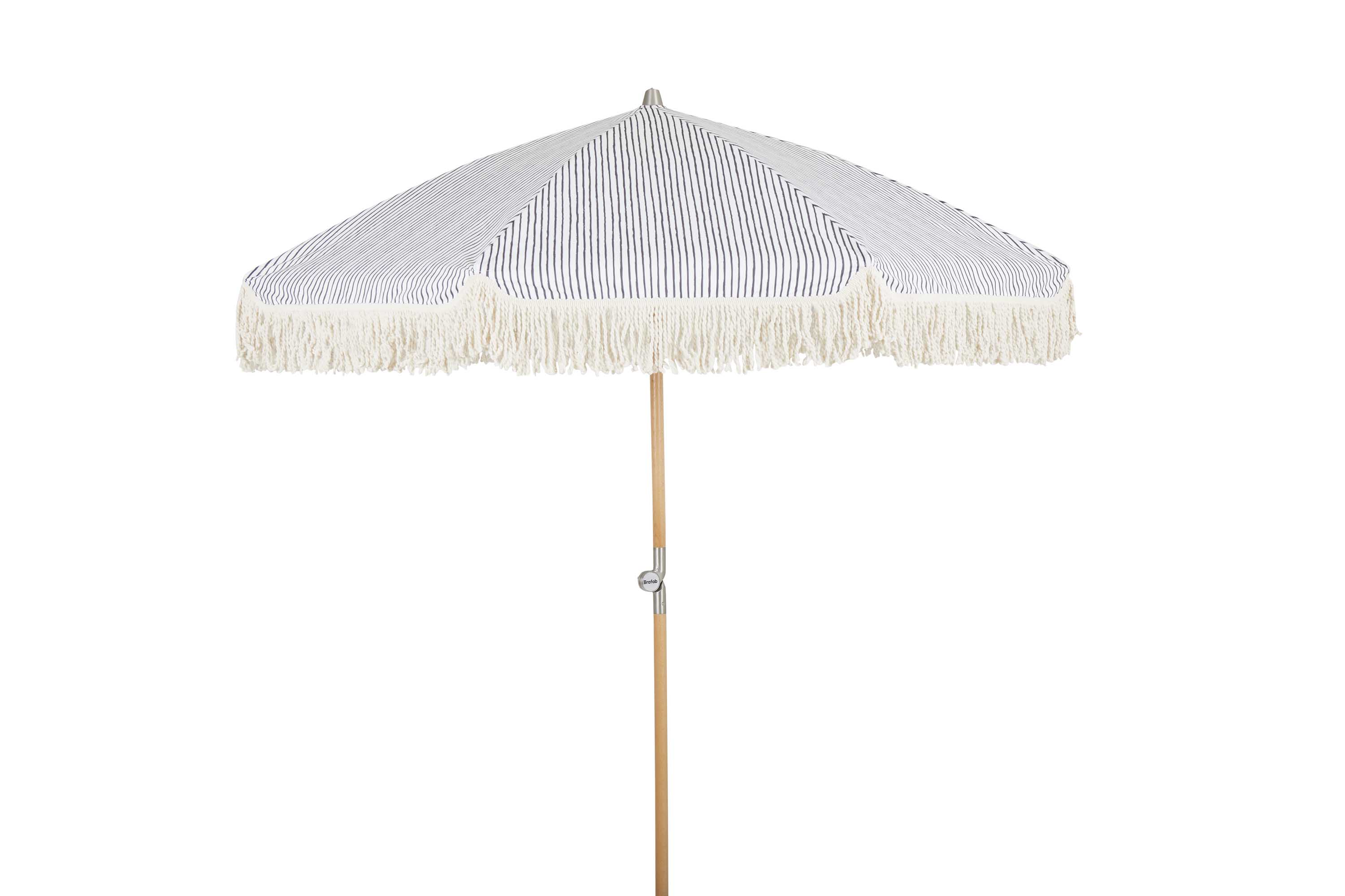 Brafab Gatsby parasoll Blå/randig 1,8 m