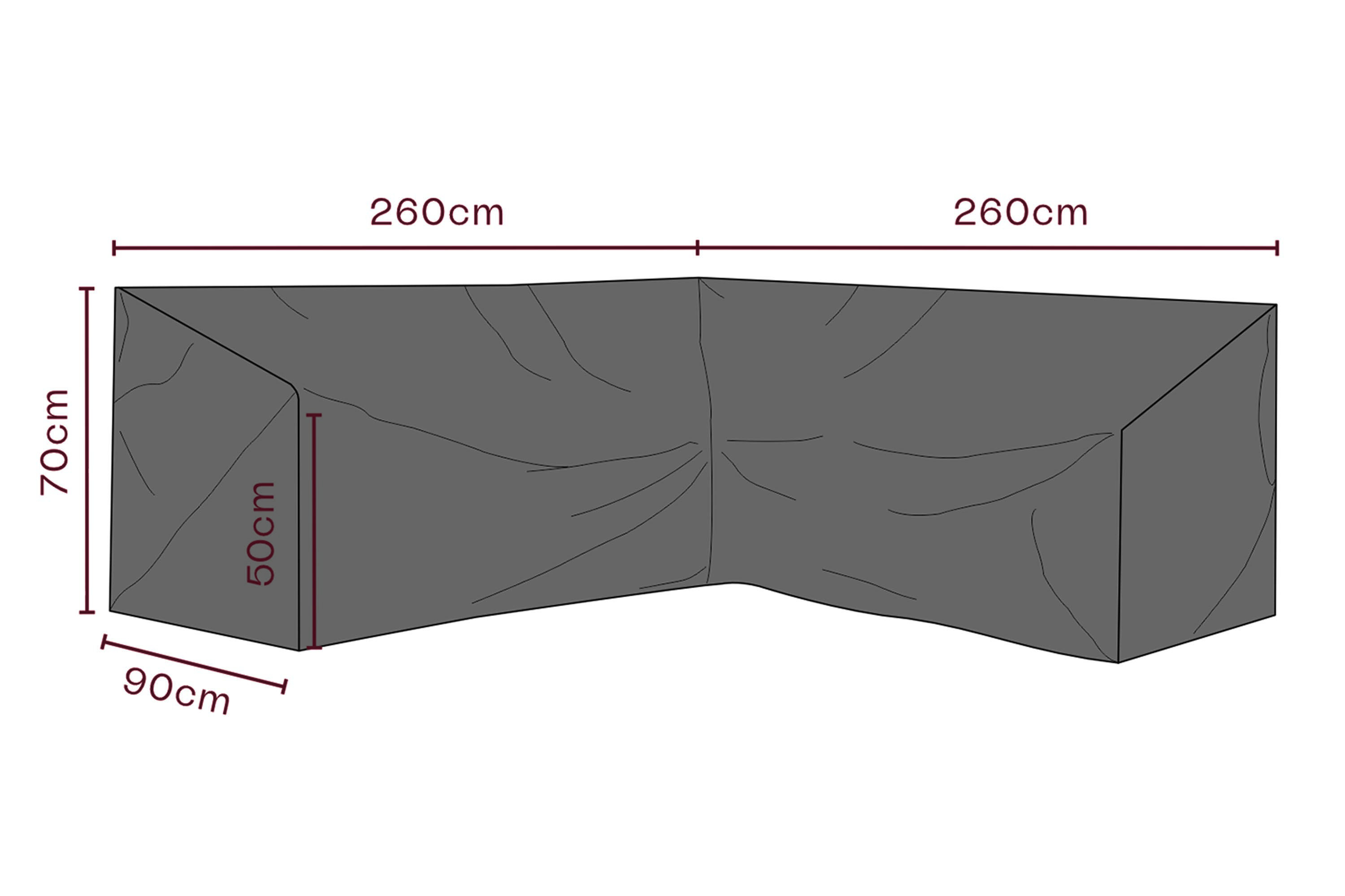 Brafab Möbelskydd (Andas) Till hörnsoffa 260-260 x 90 x 70 cm