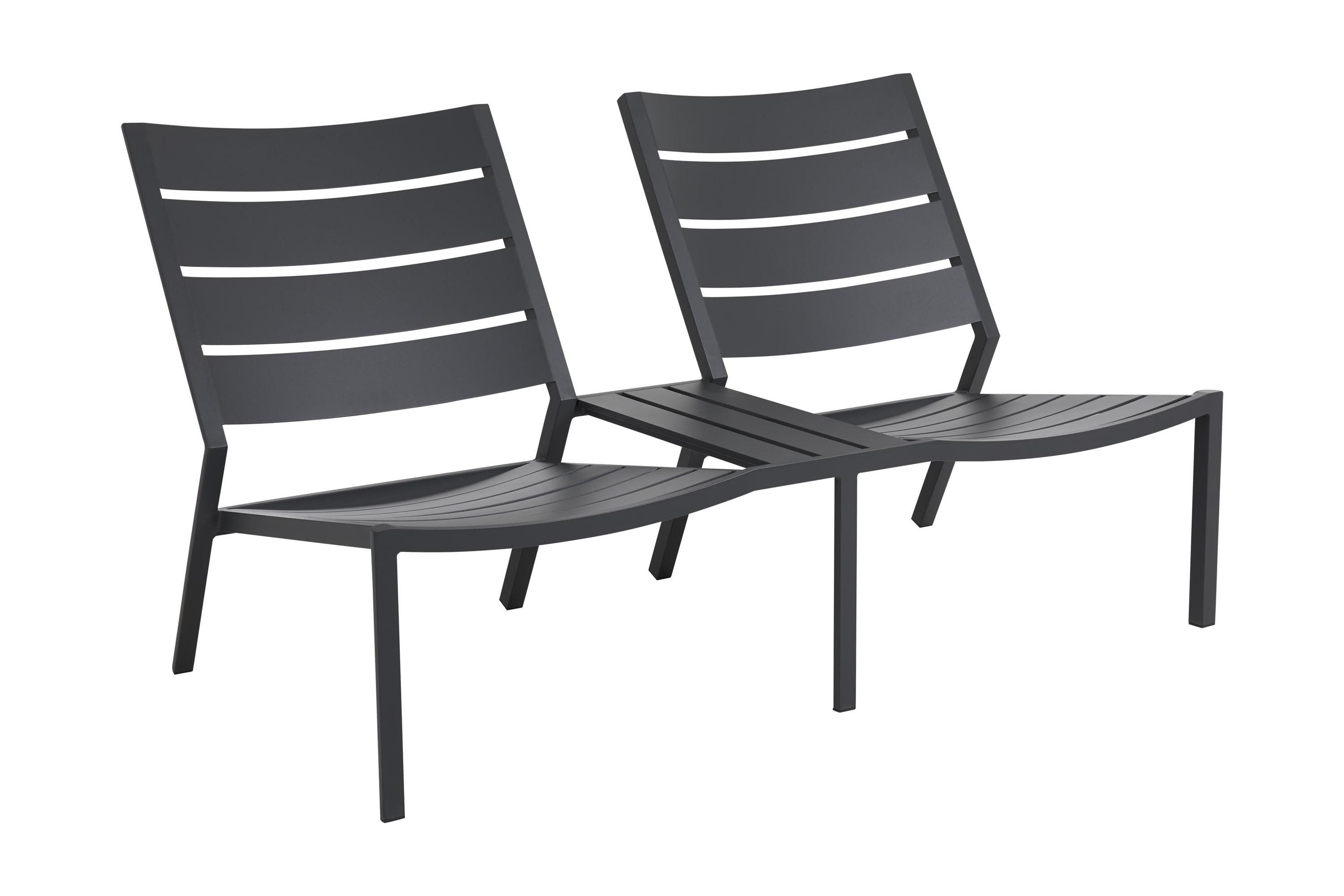 Brafab Delia duo soffa Antracit 145 x 82 cm