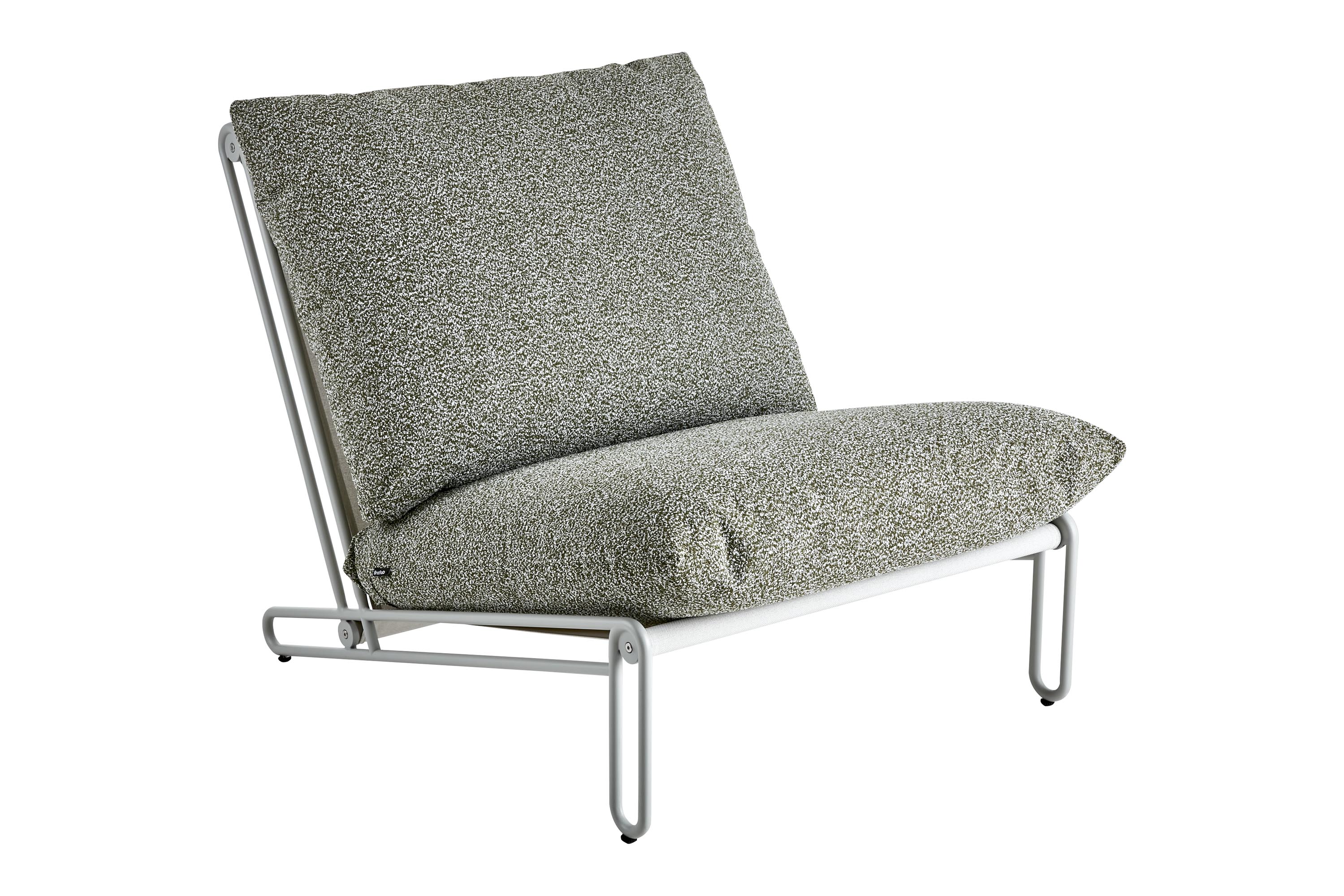 Brafab Blixt loungemodul Ljusgrå/teddy verde
