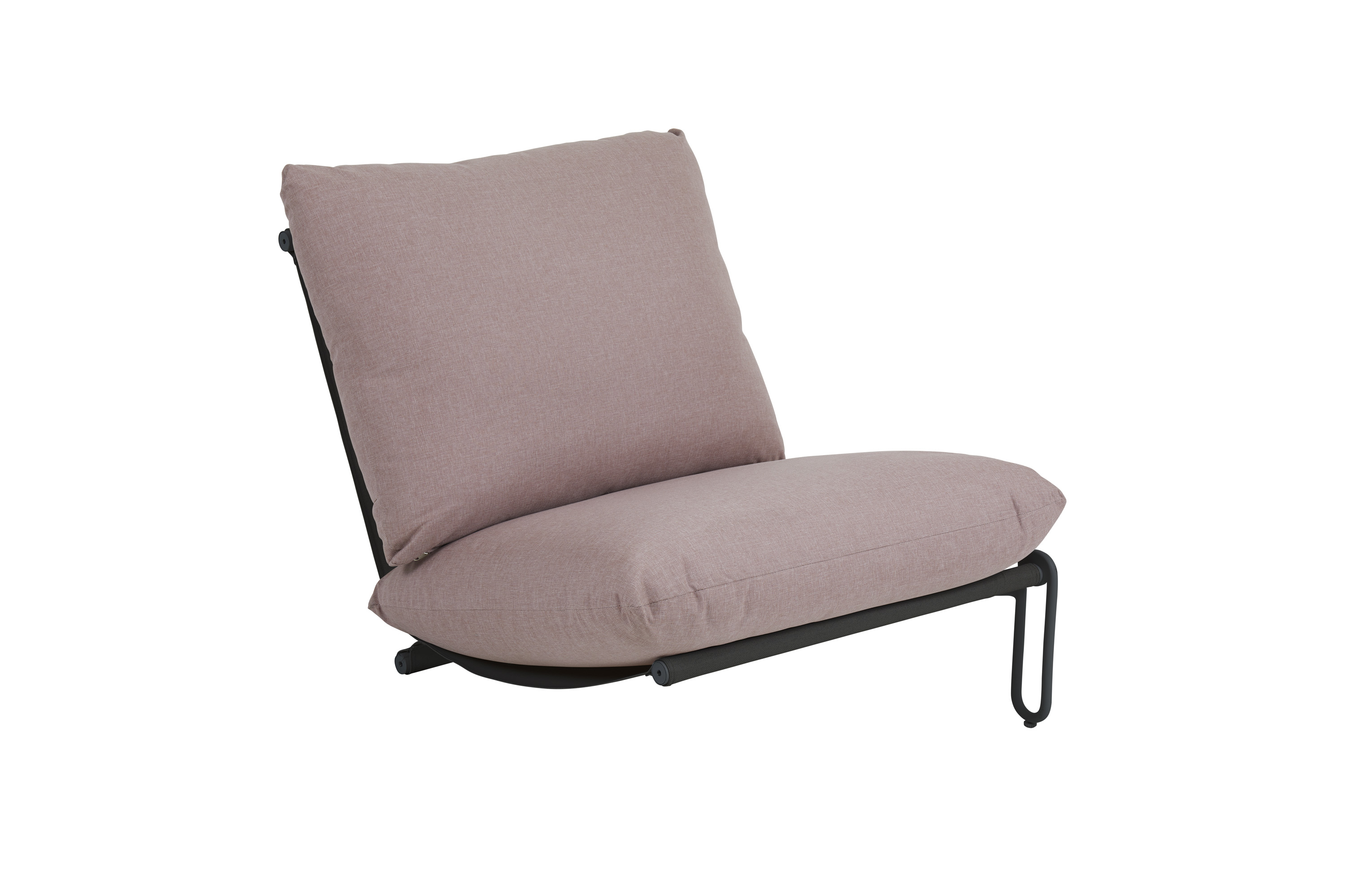 Brafab Blixt loungemodul Svart med rosa dyna Påbyggnadsdel