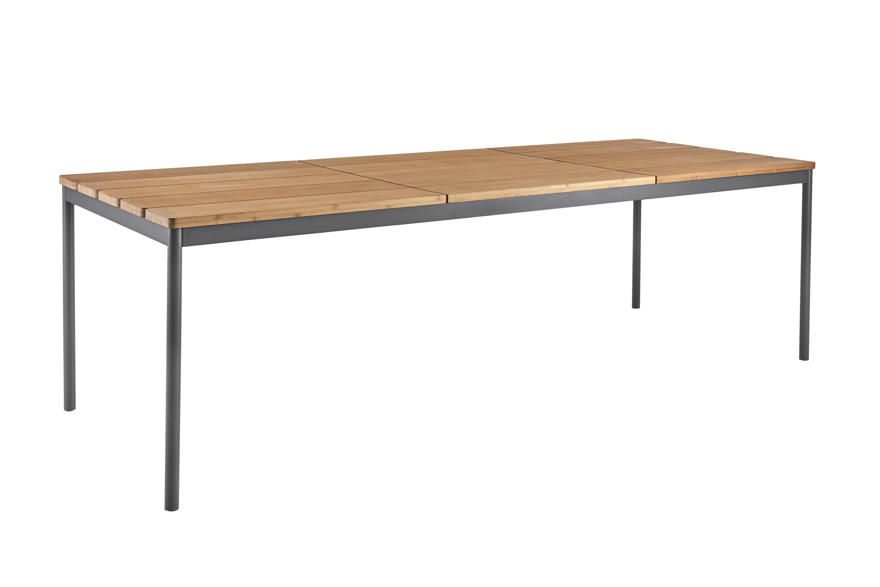 Brafab Nox matbord Bambu/antracit 238 x 90 cm
