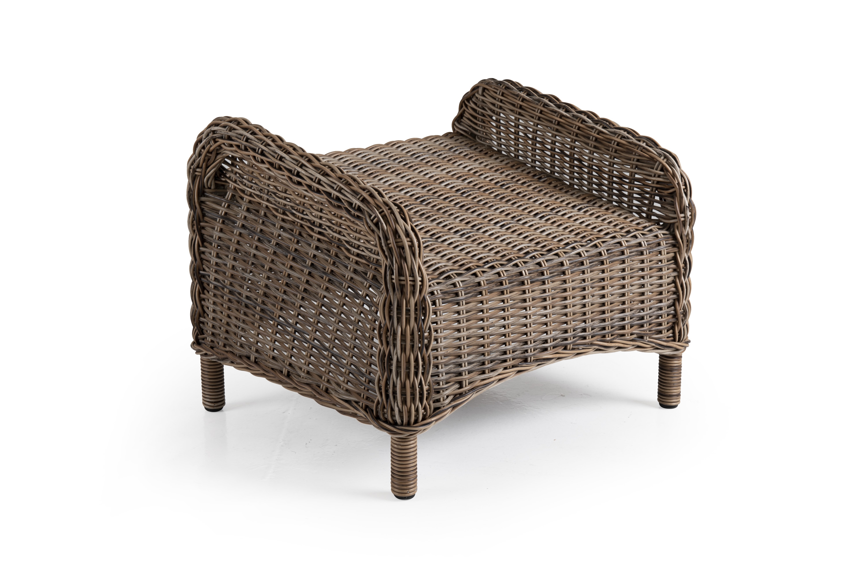 Brafab Evita/modesto fotpall Brunmelerad 58 x 51 cm