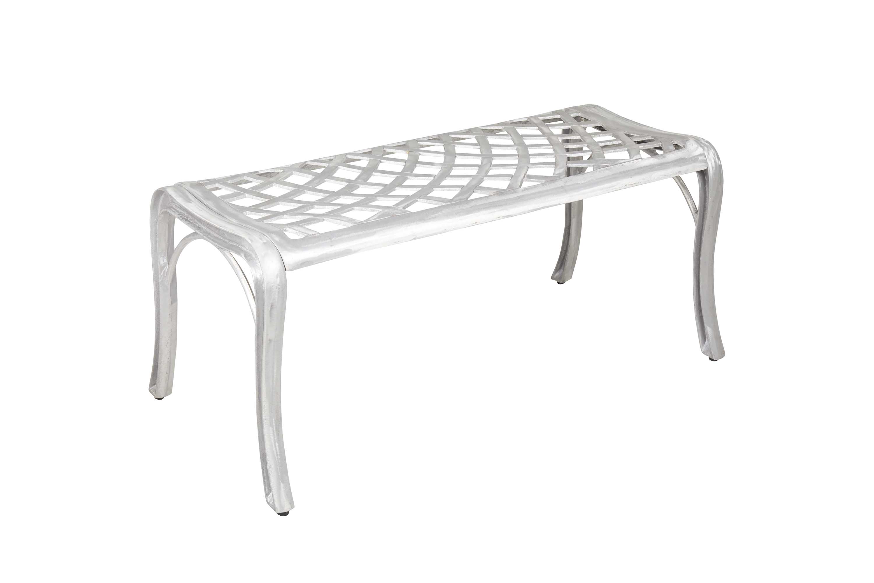 Brafab Arras bänk Borstad alu 101 x 54 cm