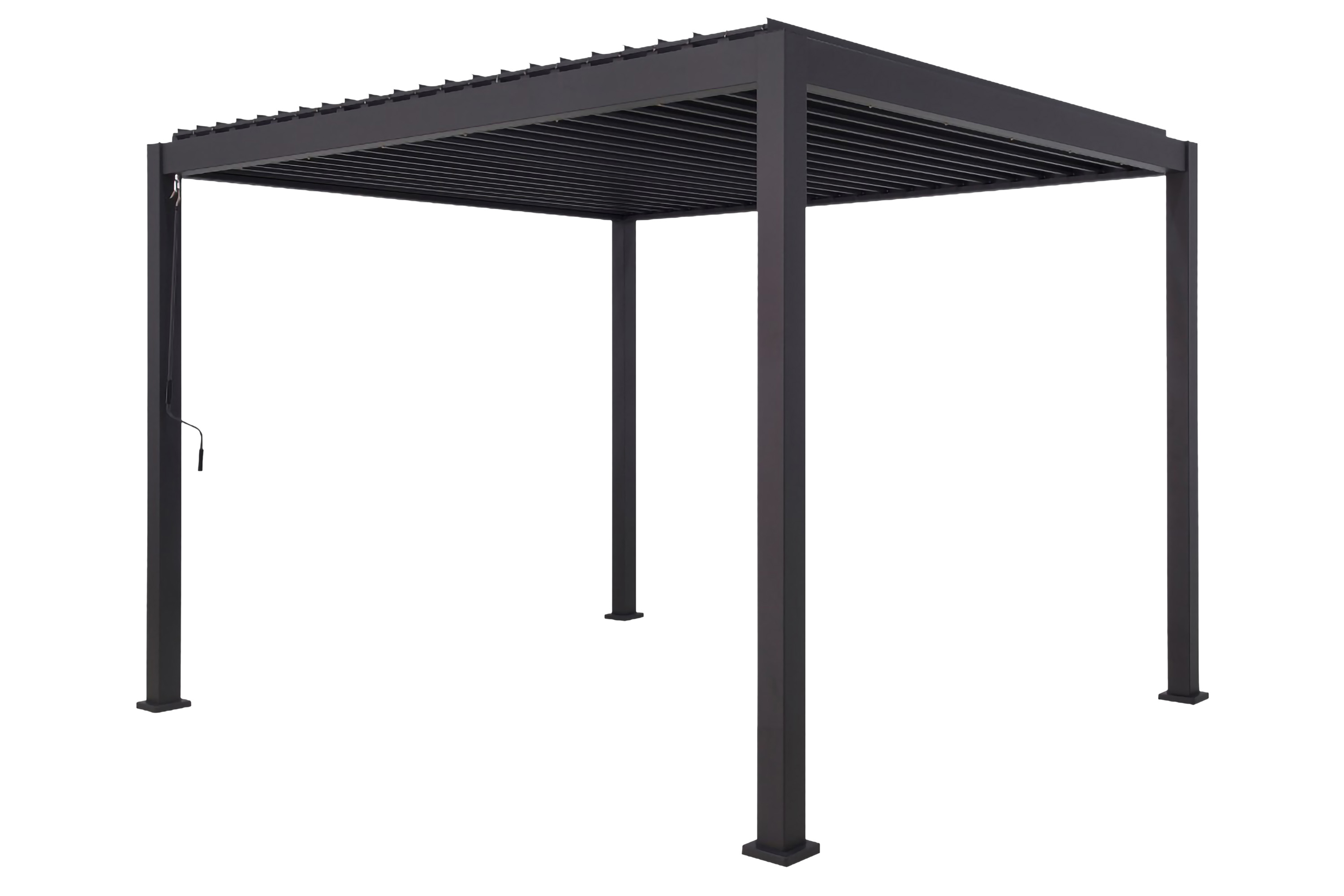 Brafab Utsikt paviljong Svart 300x400 cm