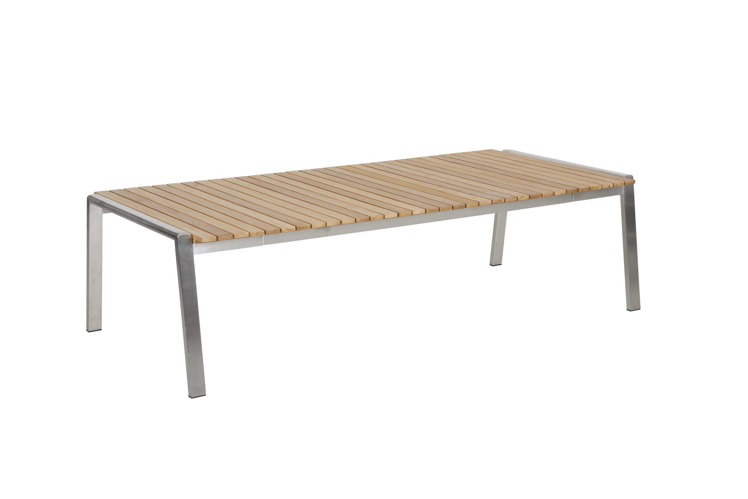 Brafab Naos soffbord Teak/rostfritt 140 x 75 cm