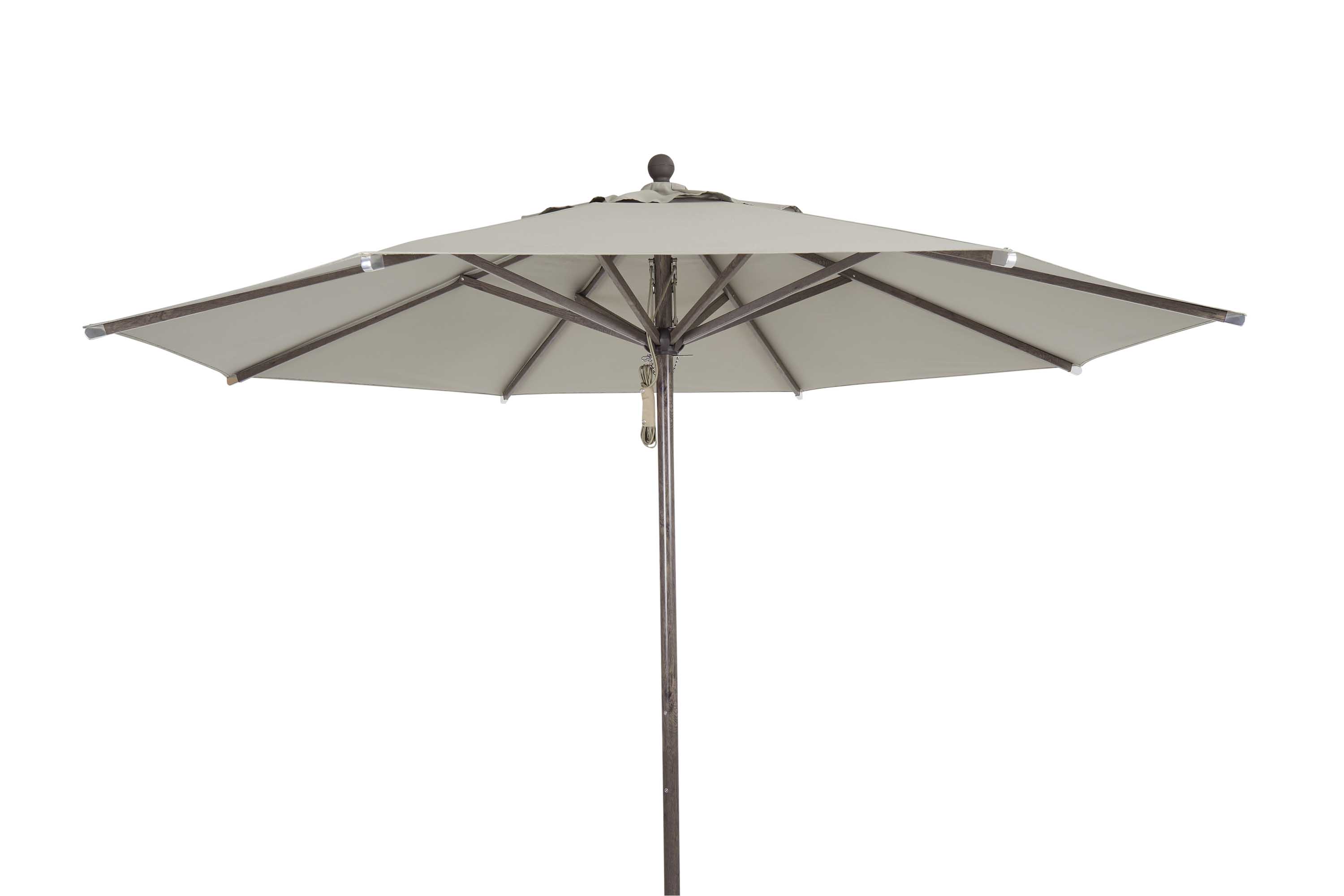 Brafab Paliano parasoll Brun alu/taupe 3,5 m