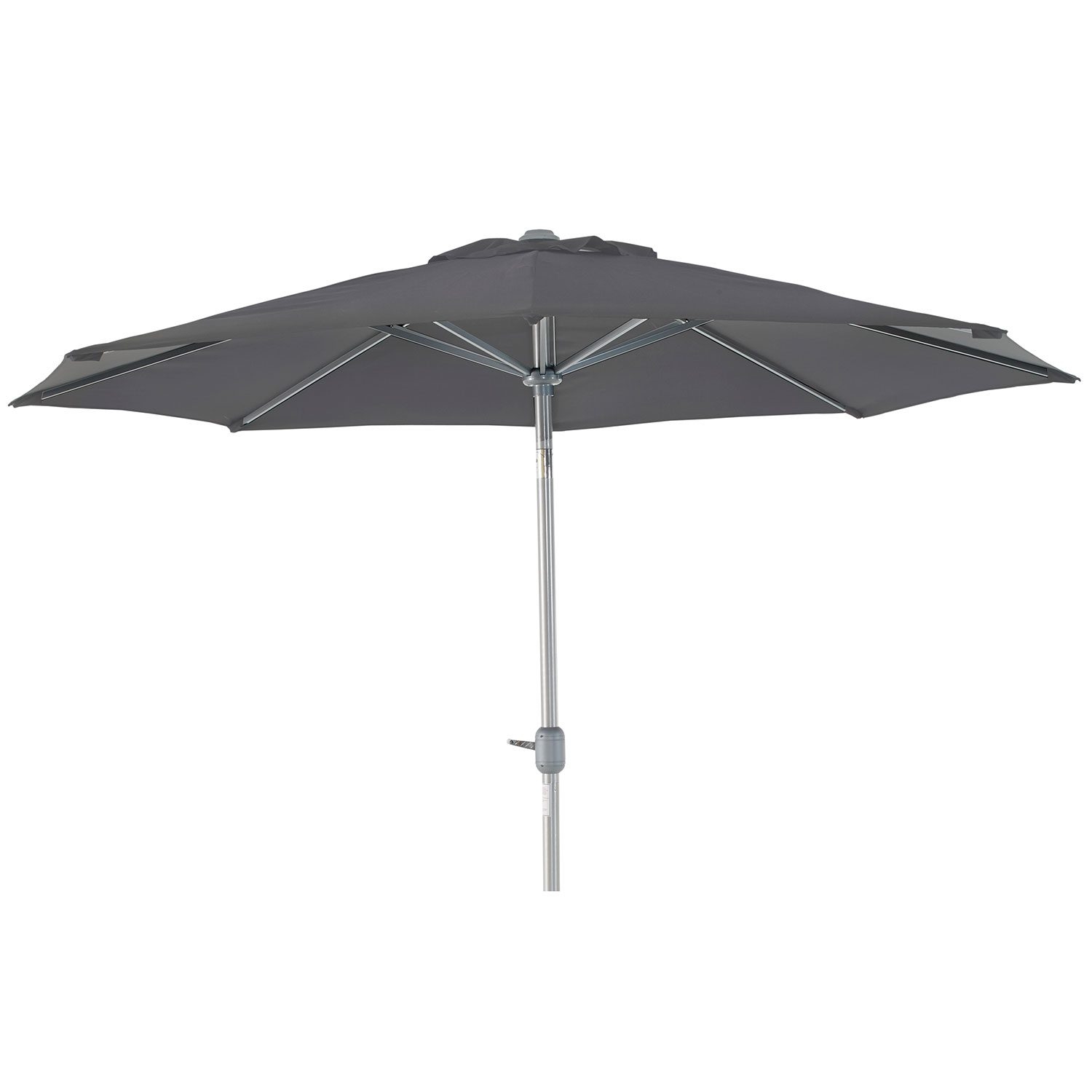 Brafab Andria parasoll Silver/grå 3 m