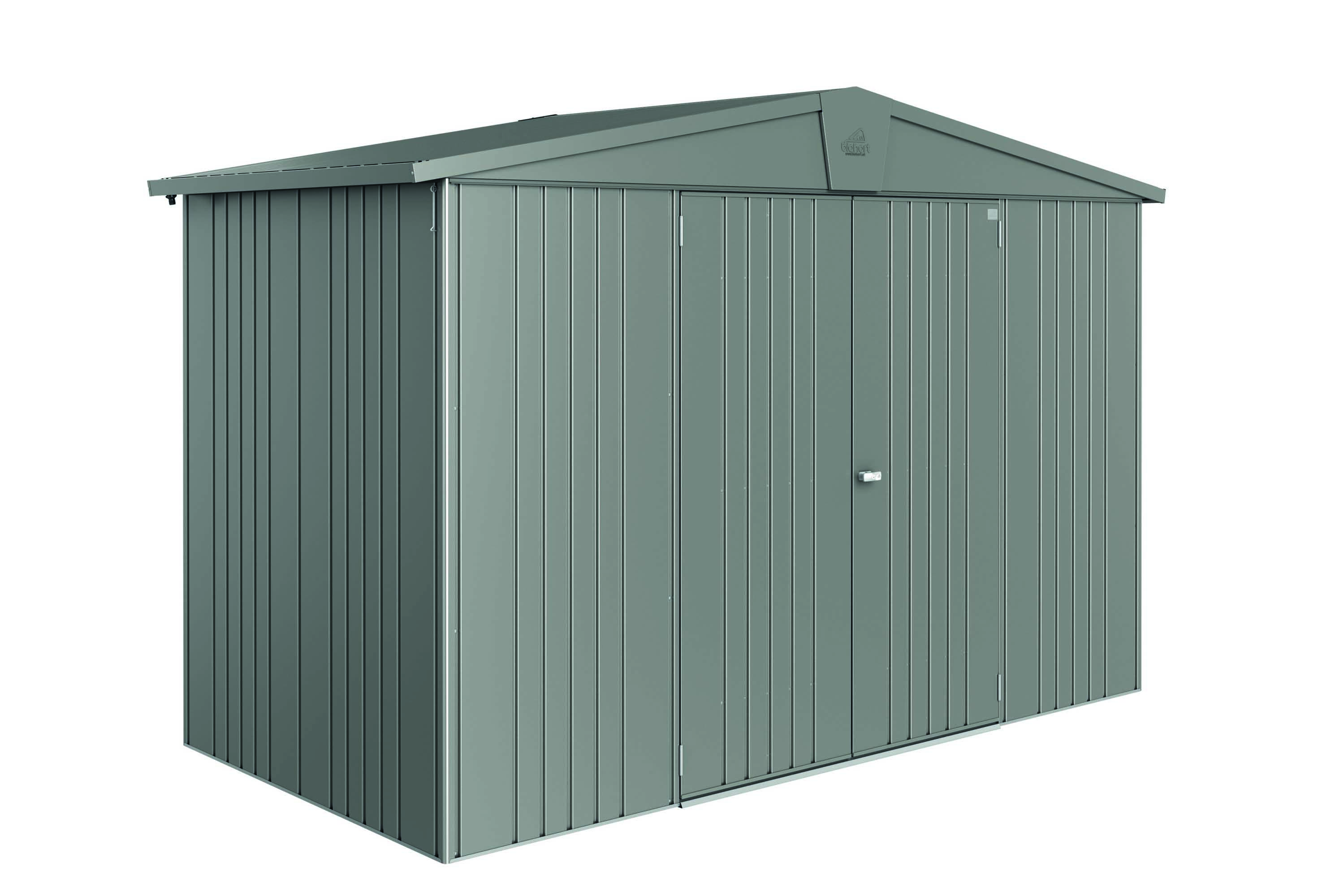 Biohort Europa 4A trädgårdsskjul Metallic kvarts/grå 316 x 156 x 209 cm