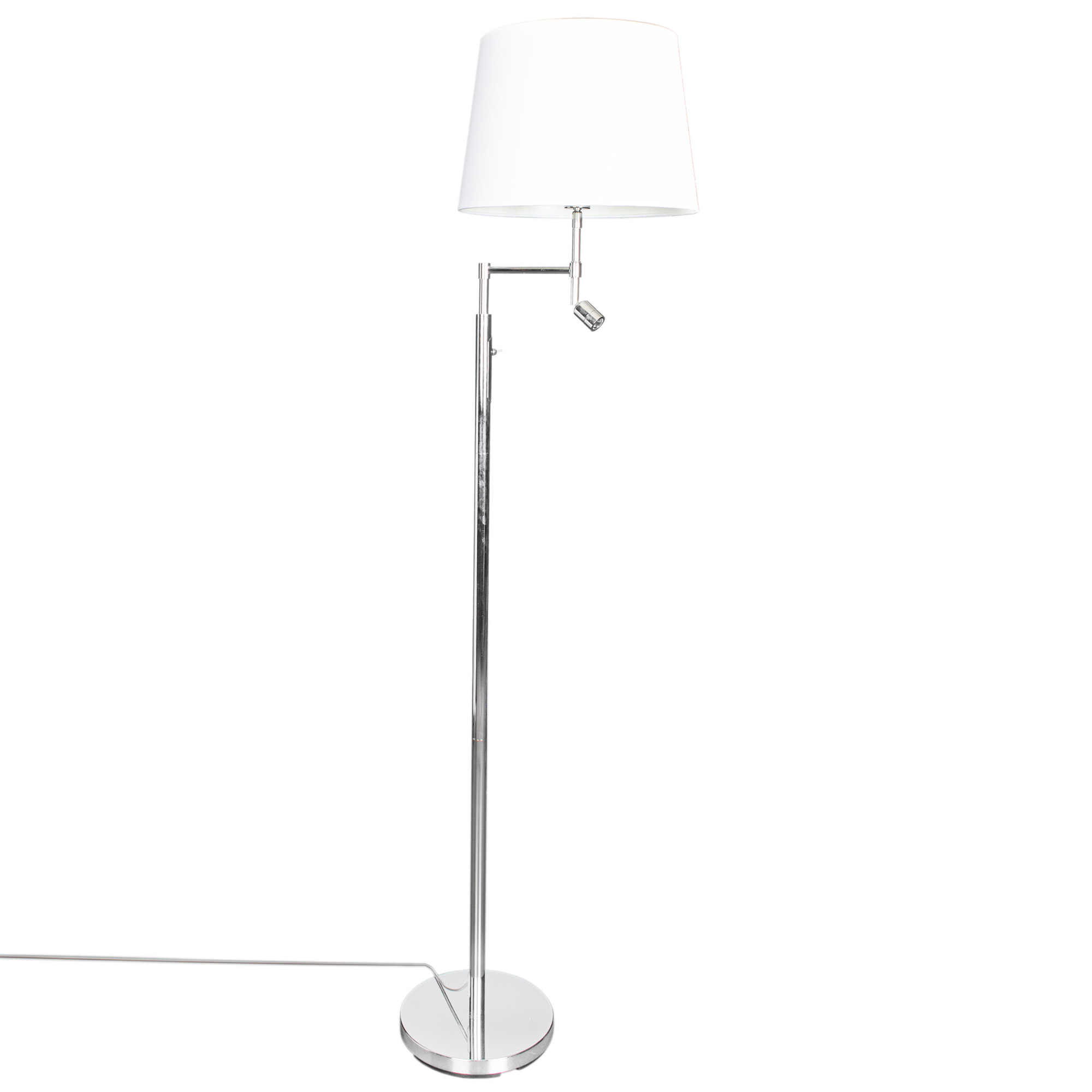 By Rydéns Orlando golvlampa Krom/vit