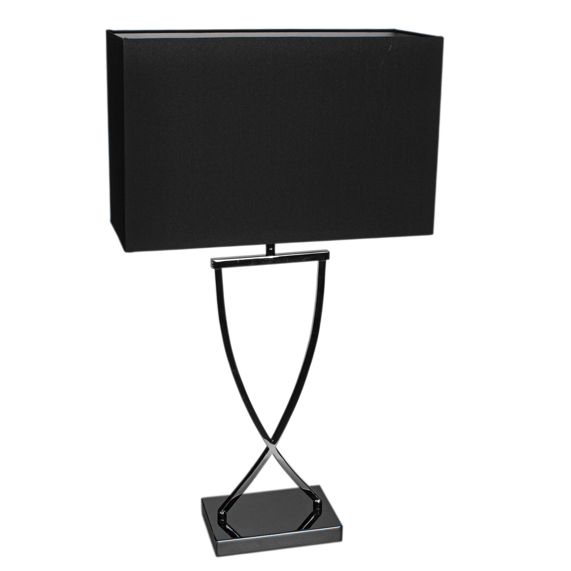 By Rydéns Omega bordslampa Svartkrom 69 cm